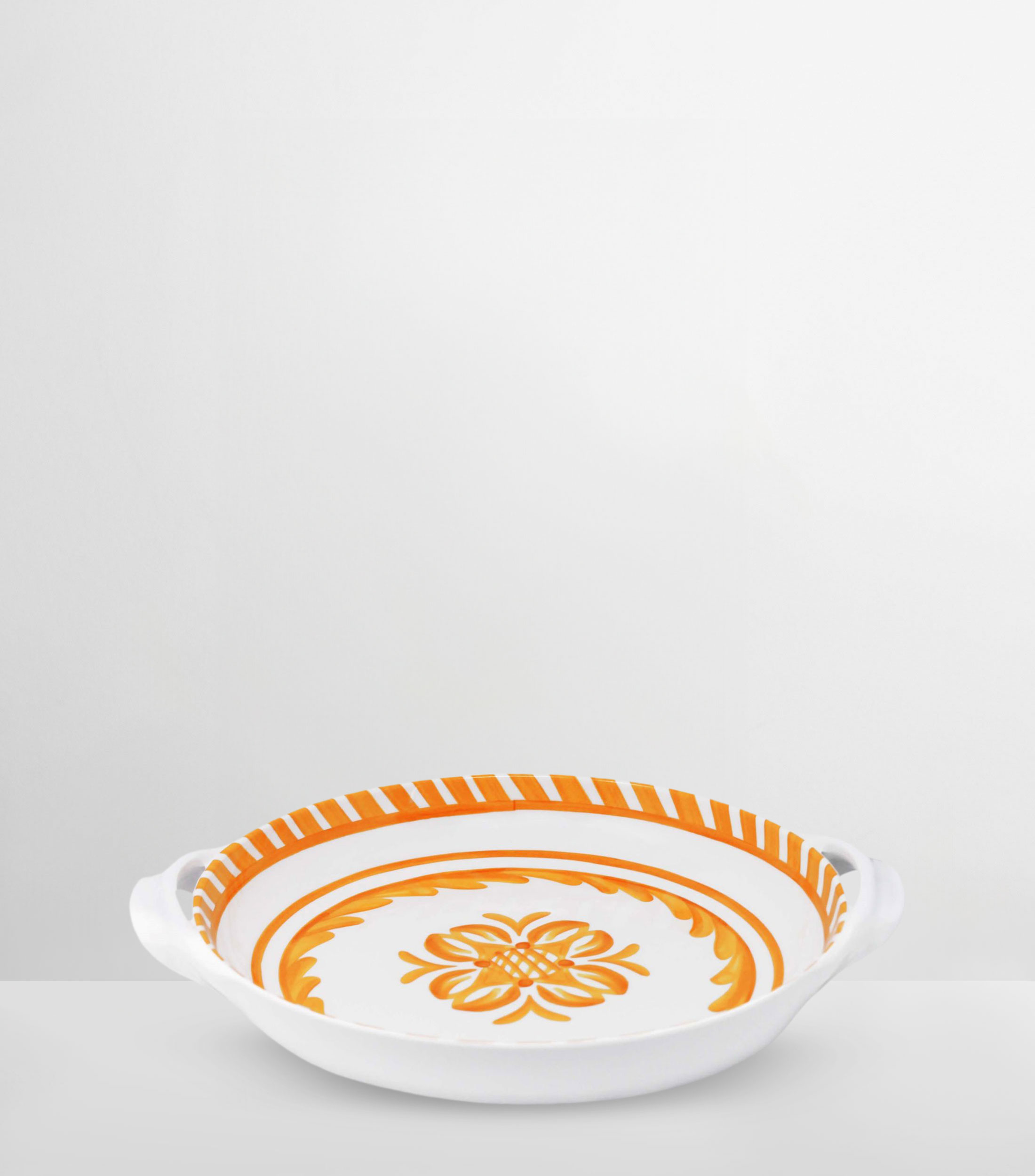 Platón con Asas Sicily Orange
