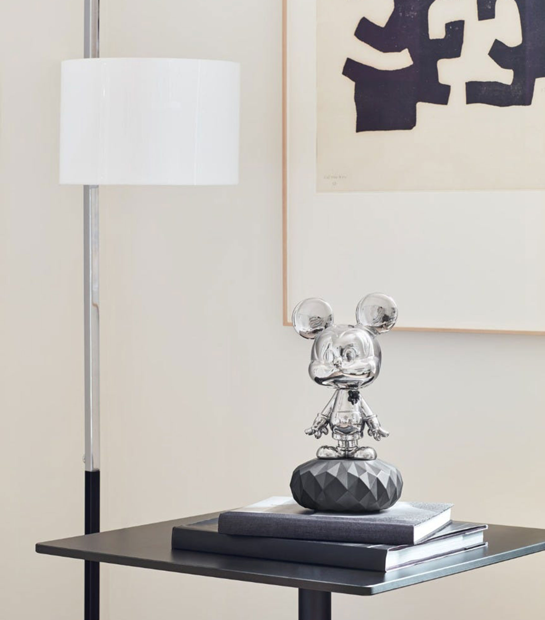 Escultura Mickey Mouse Platinum en Porcelana