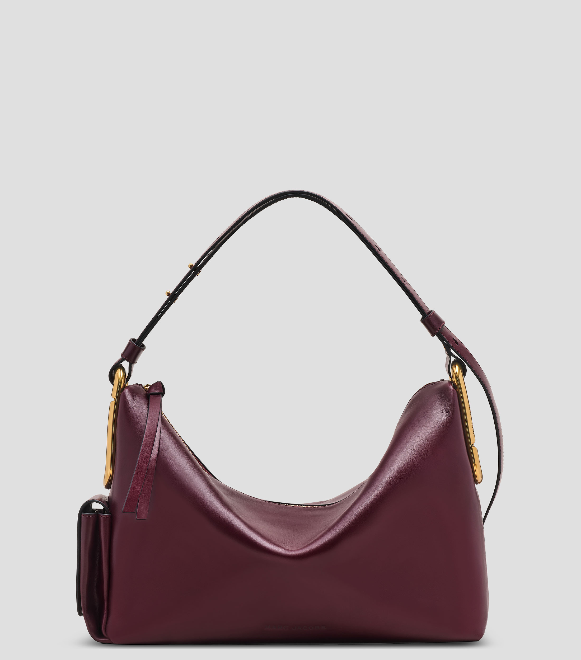 Bolsa Hobo en piel Juliette liso Mujer