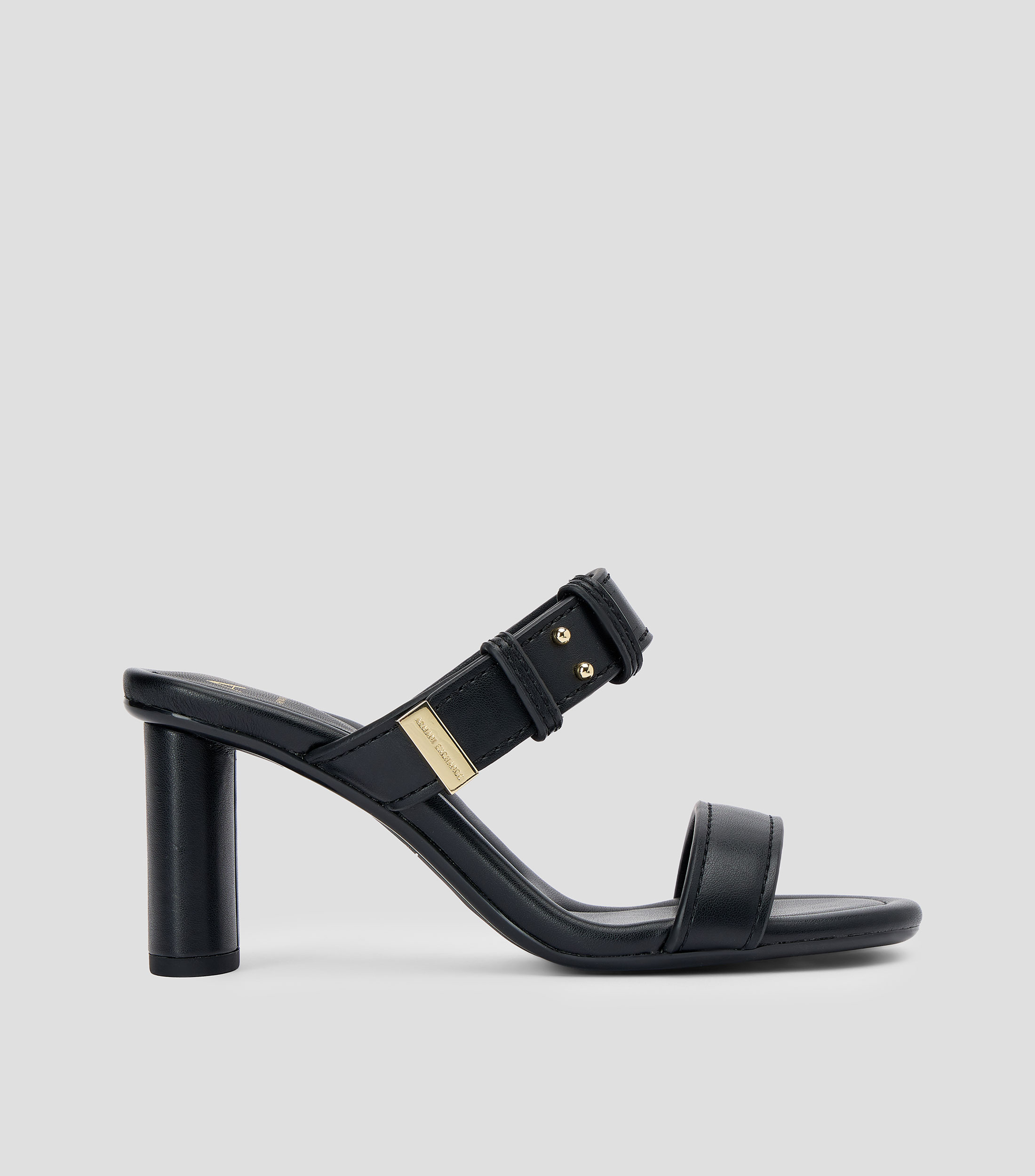 Sandalias con tacón alto y ancho Mujer