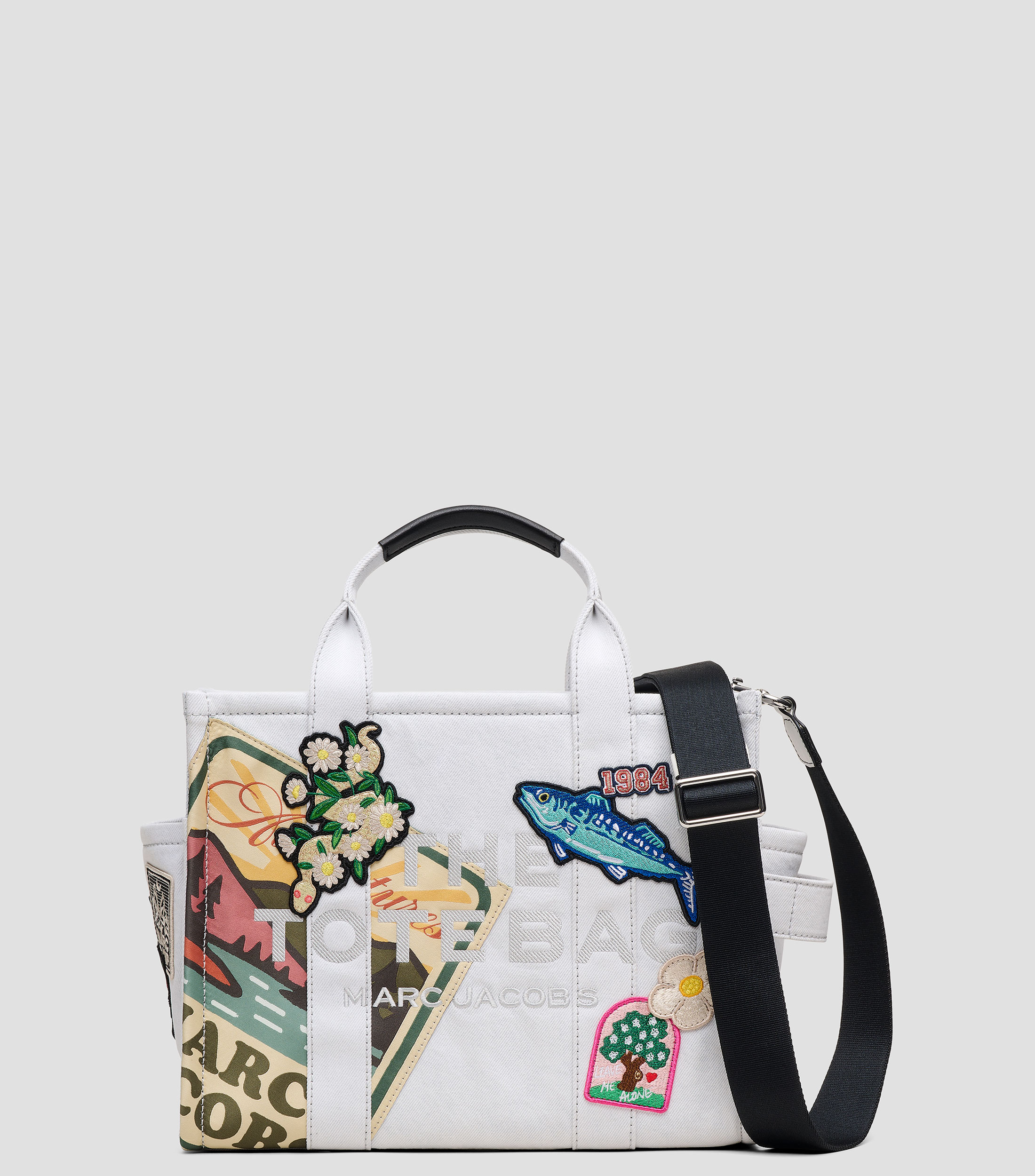 Bolsa tote mediana estampada Mujer