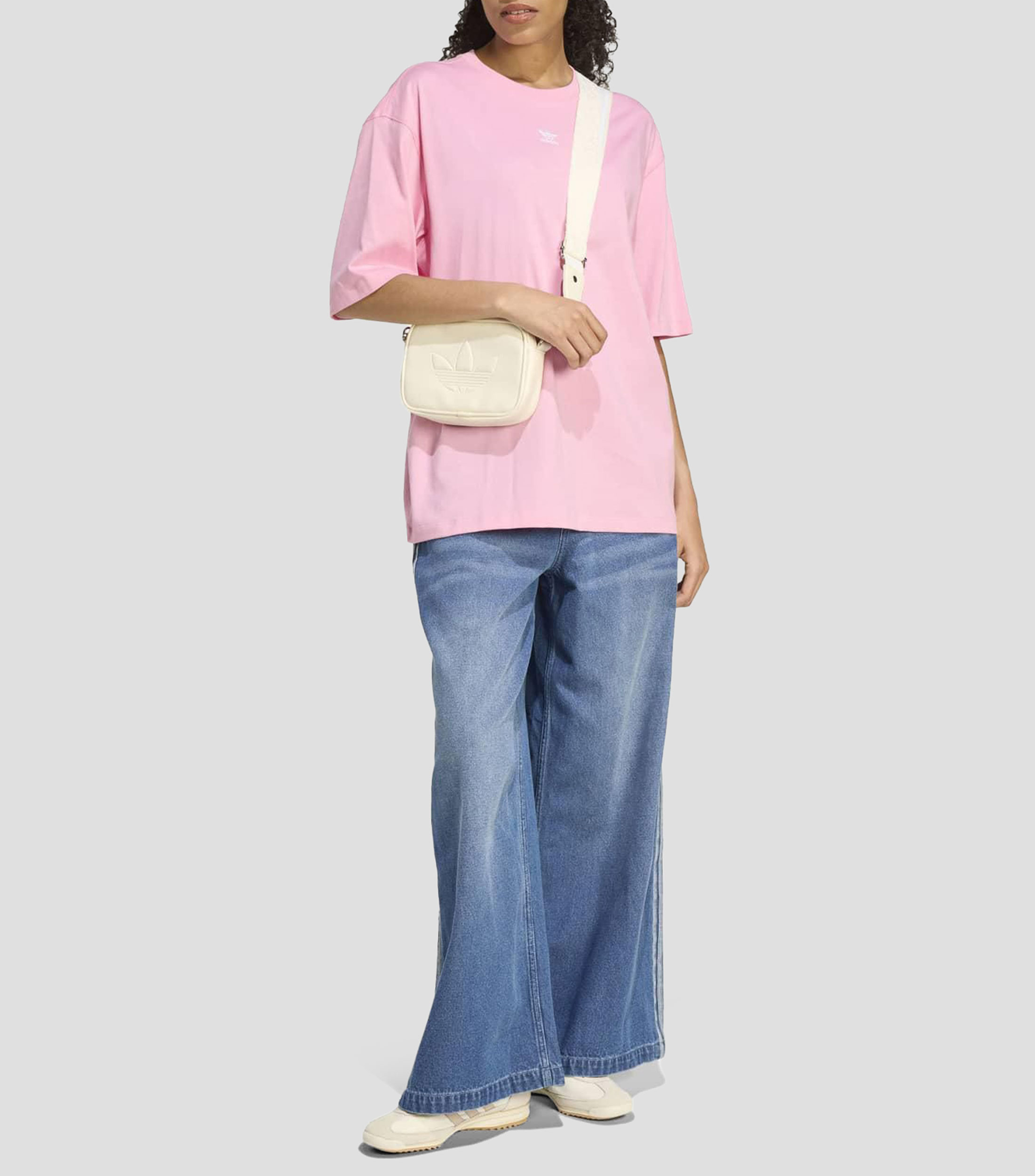 Playera cuello redondo manga corta lisa Mujer