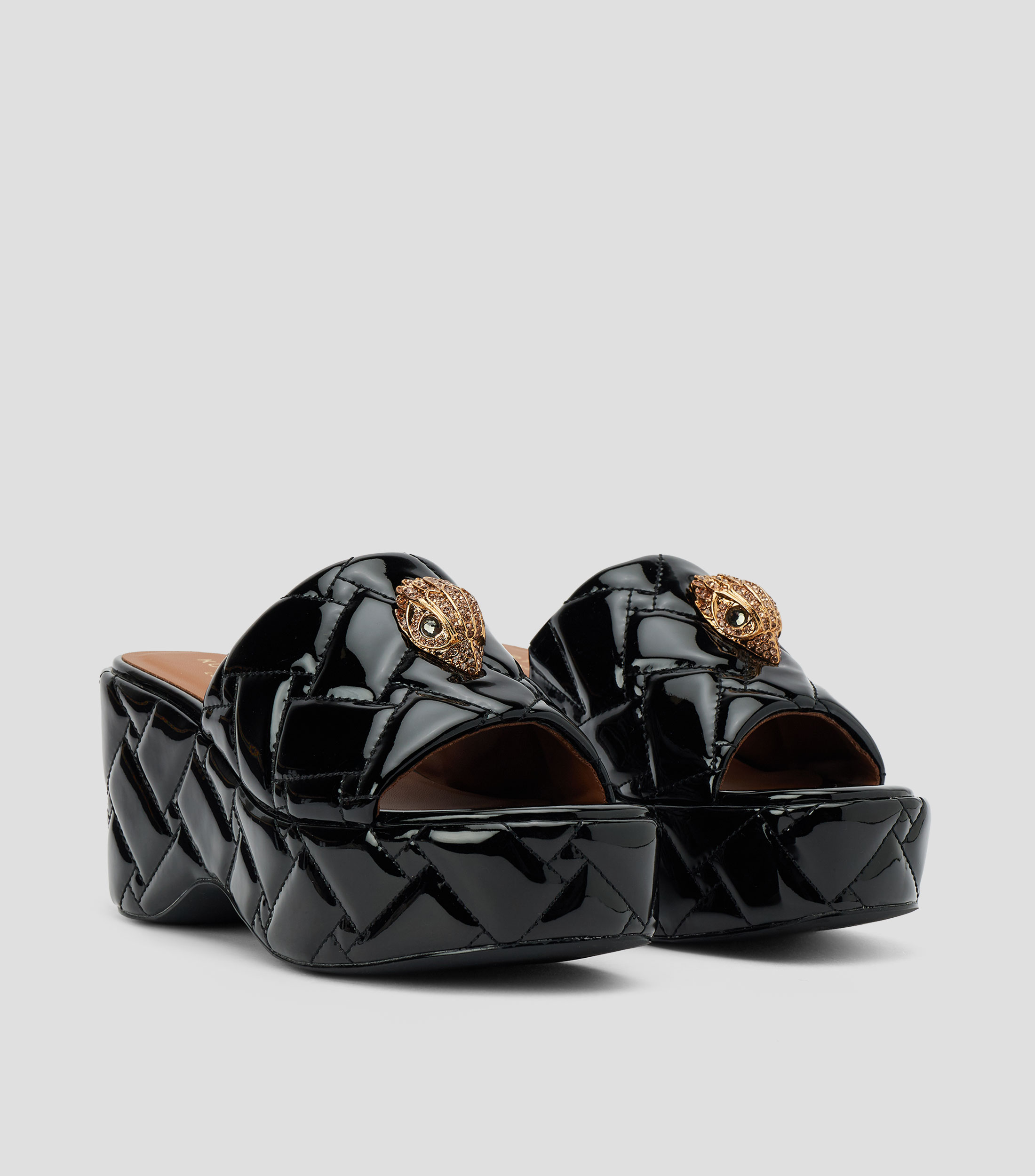 Sandalias con tacón cuña de 8 cm Mujer