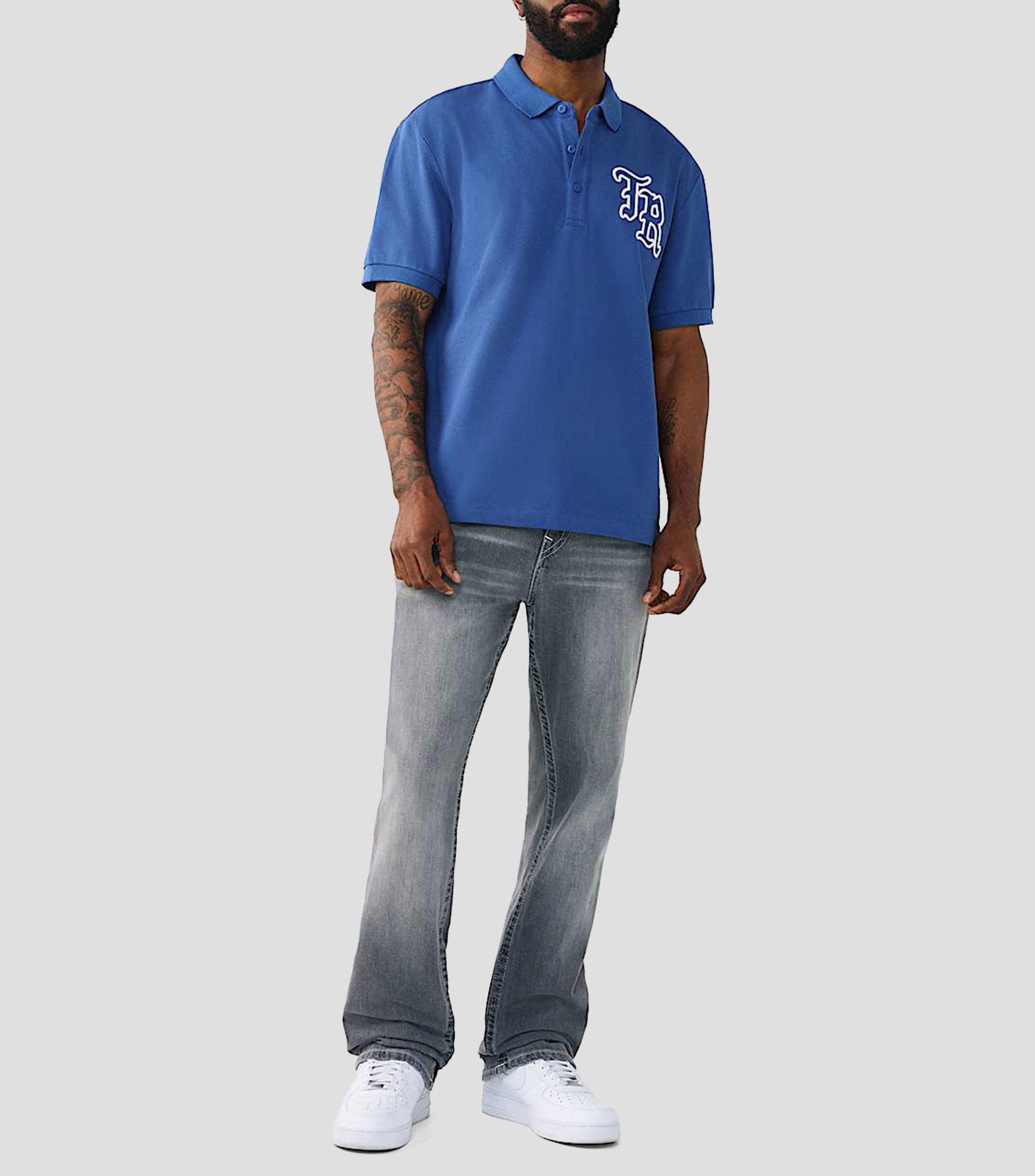 Playera polo manga corta fantasía Hombre