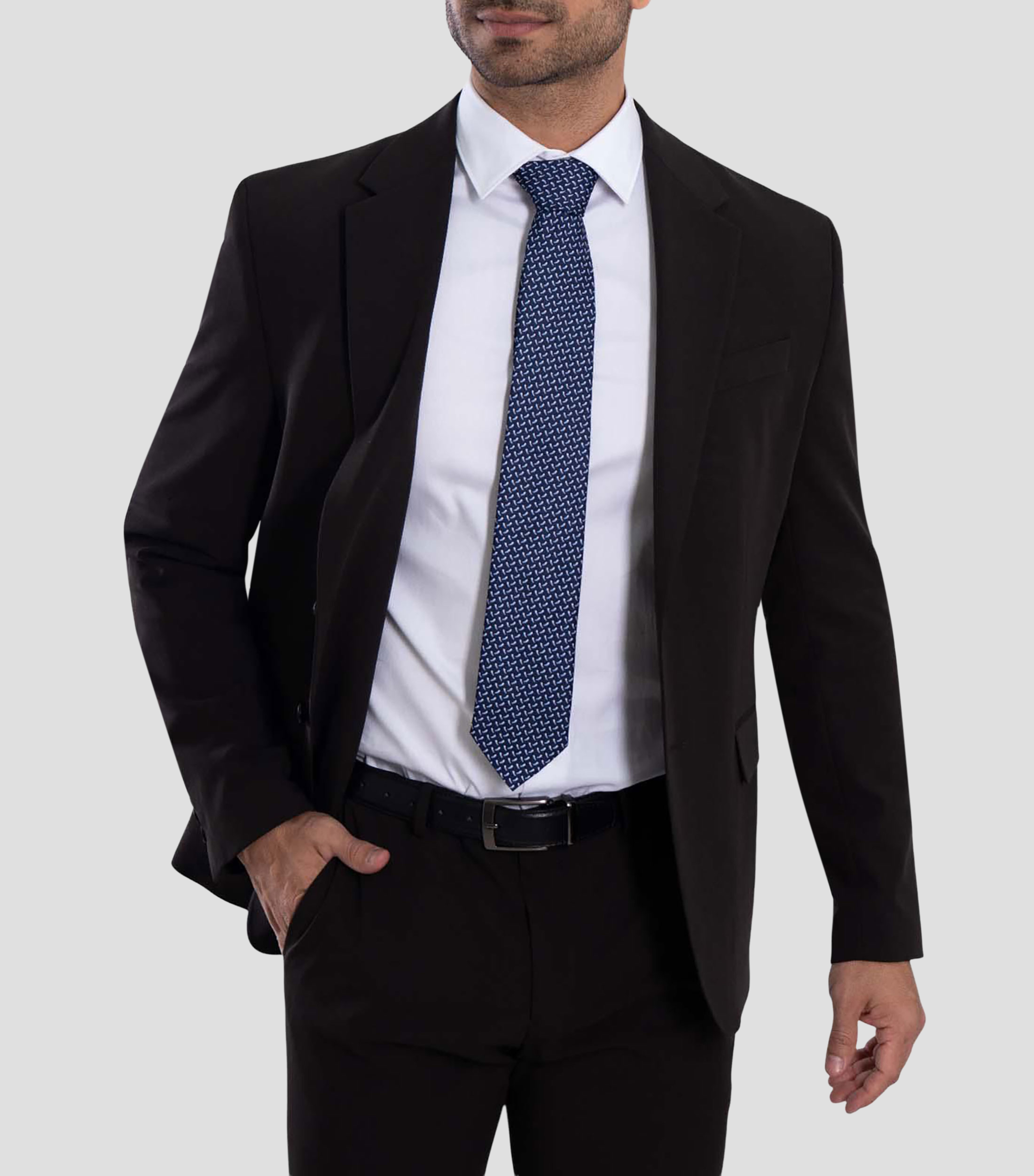 Corbata ancha de seda con estampado Chiles de México