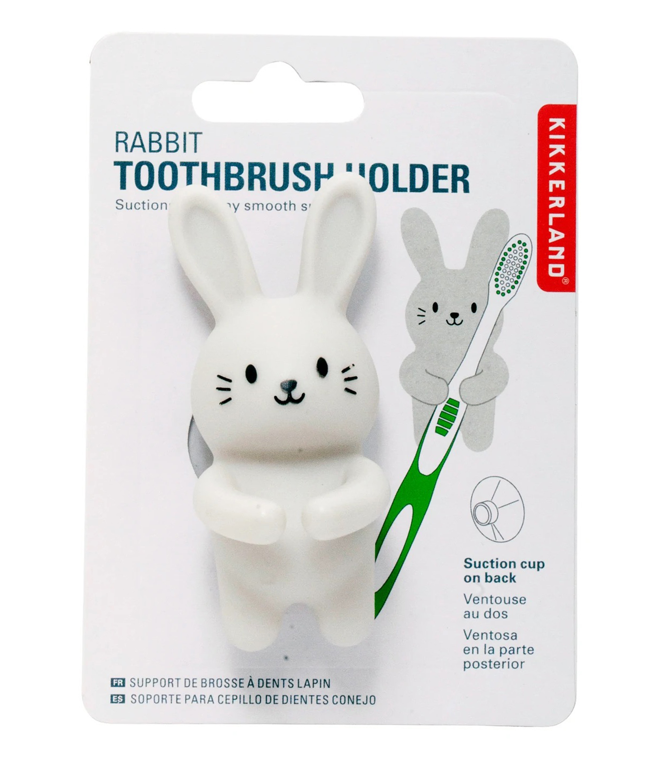 Porta Cepillo de Dientes Conejo en material sintético