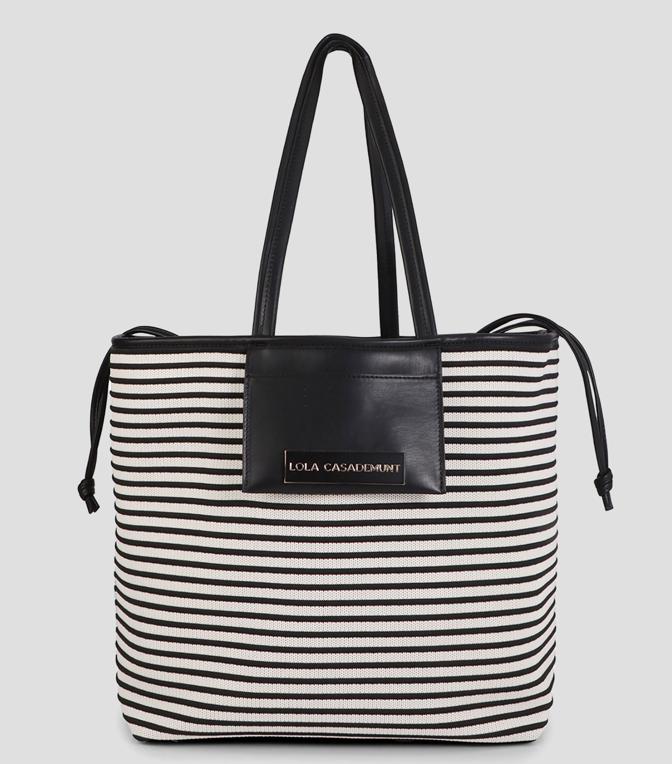 Bolsa tote multicolor rayas Mujer