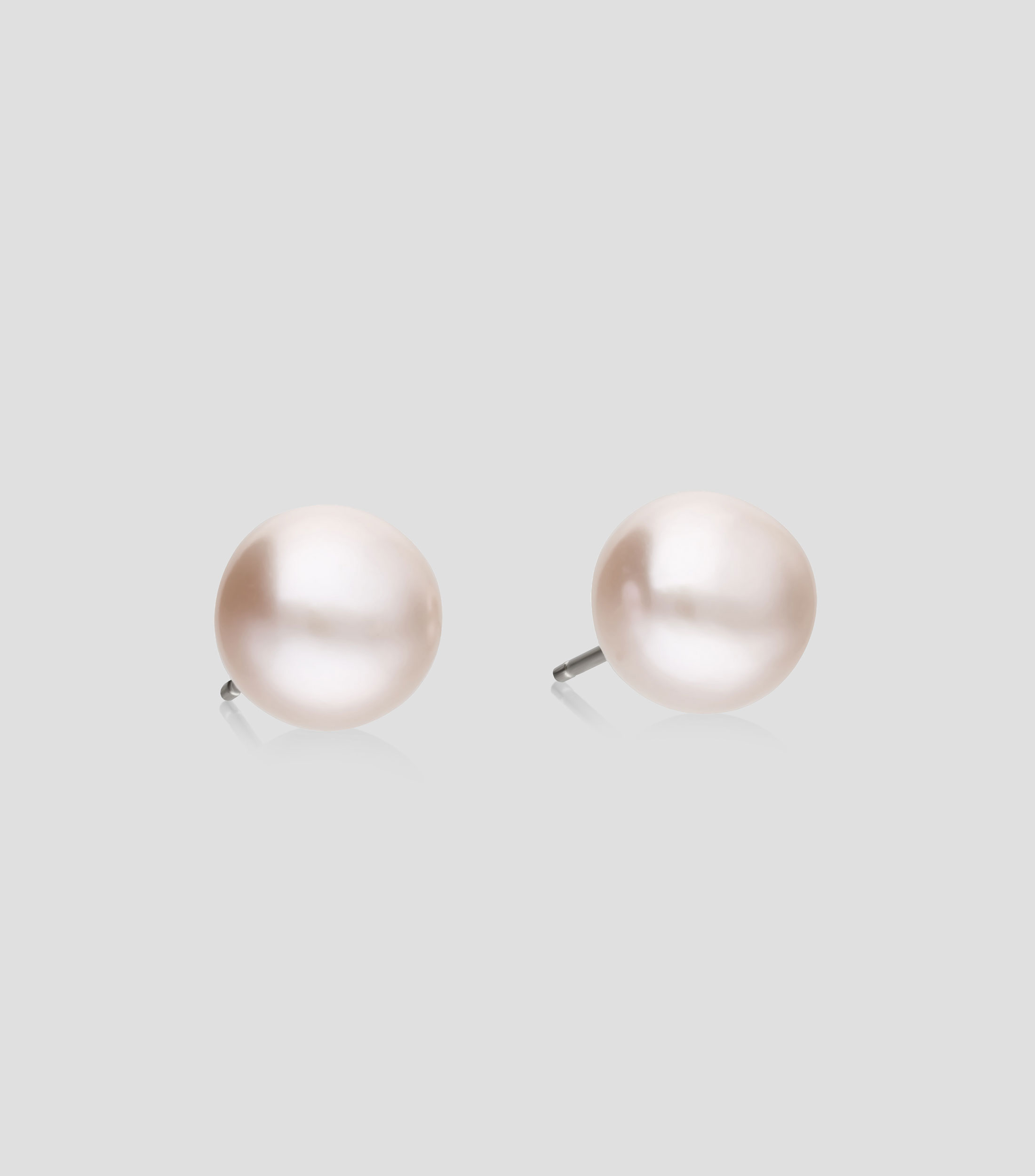 Broqueles en Plata .925 con Perla Mujer