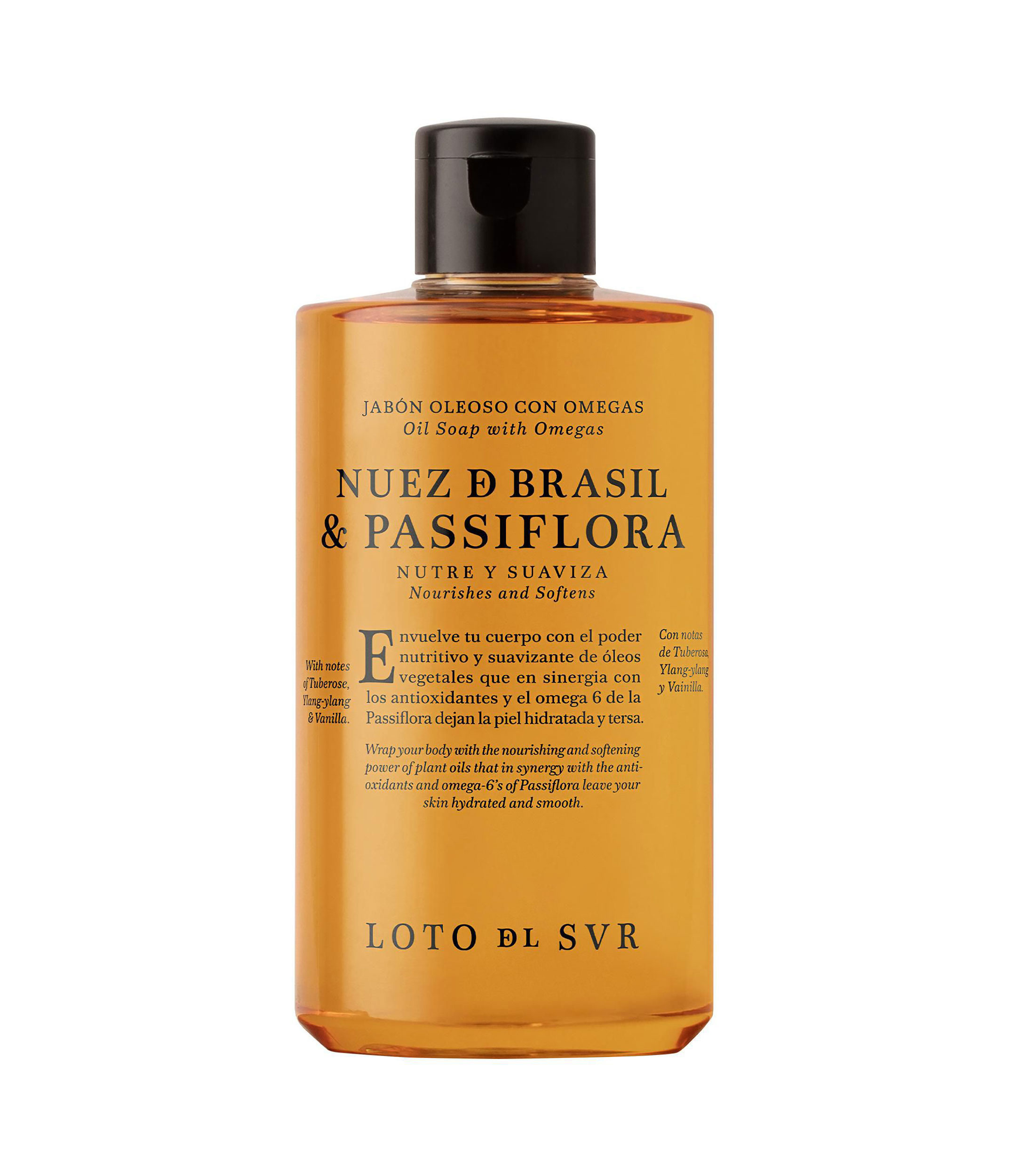 Jabón Oleoso Con Omegas Nuez De Brasil & Passiflora​, 300 ml