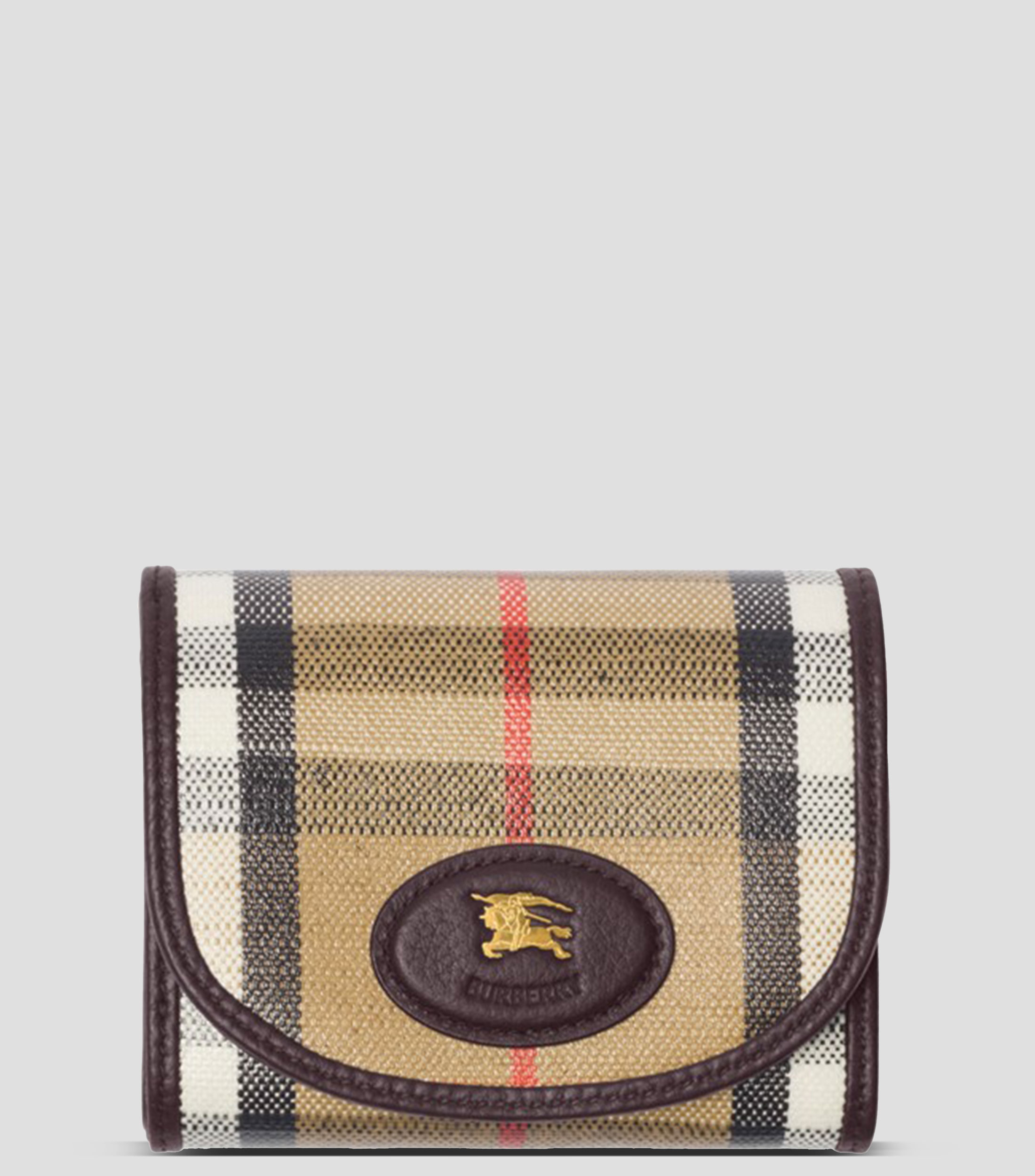 Cartera compacta Highlands cuadros Mujer