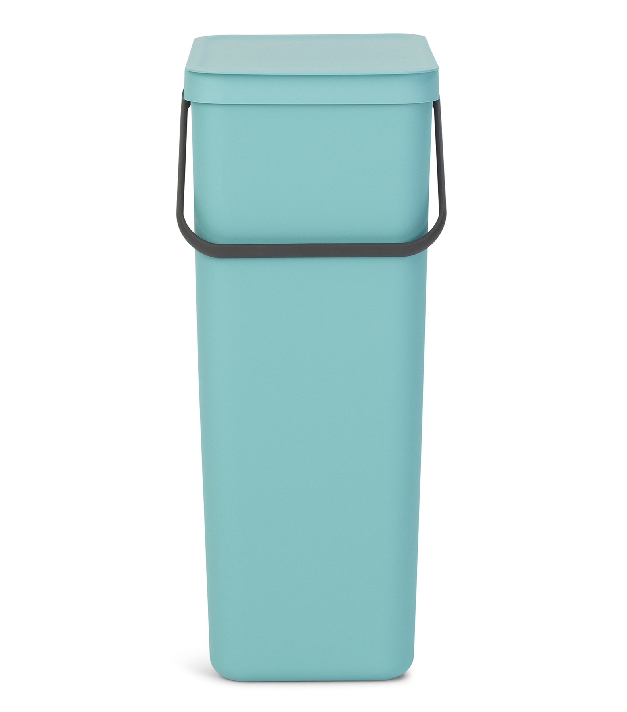 Bote para Reciclar con Asa Rectangular Menta 40 L