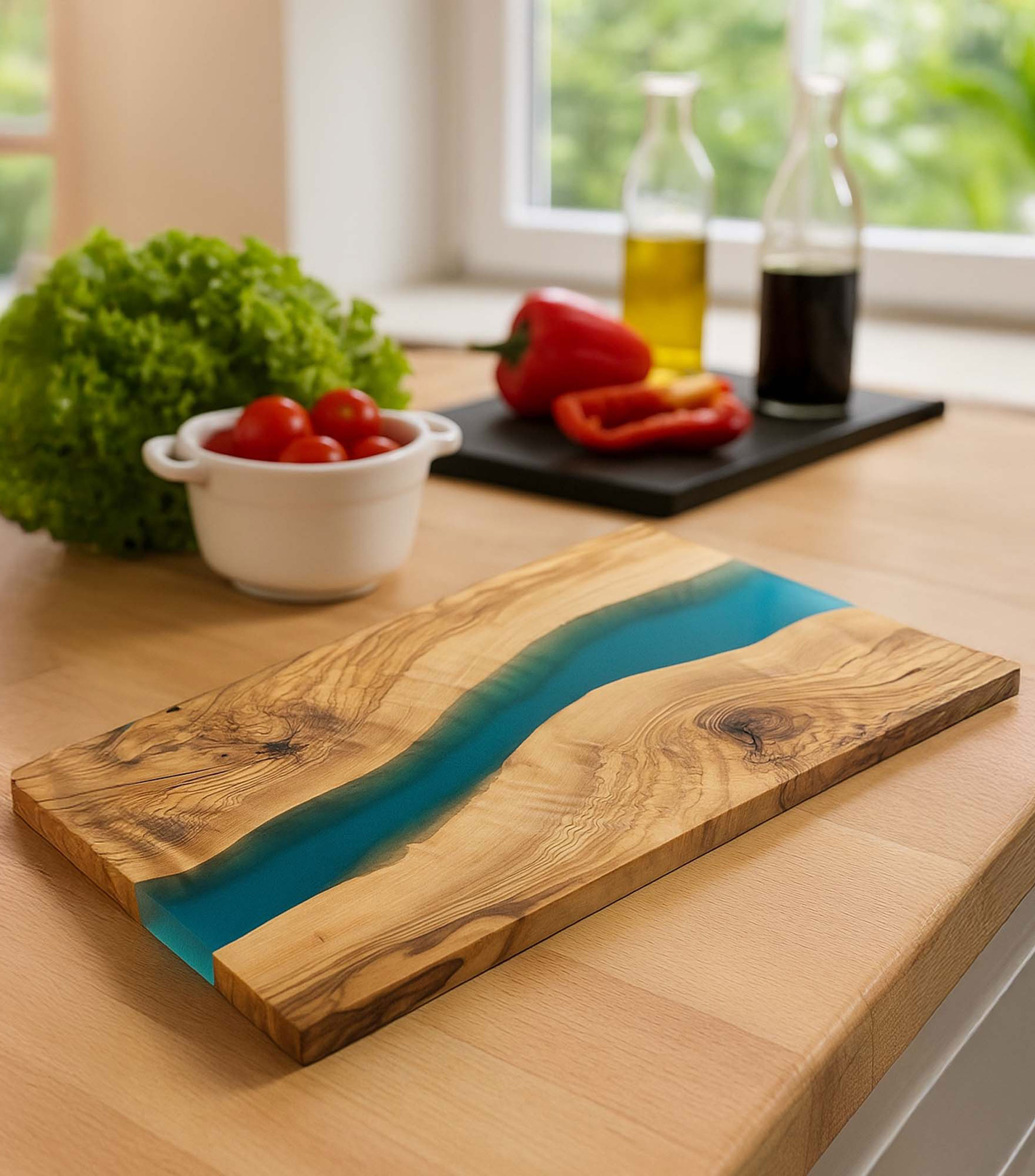 Tabla para servir en madera