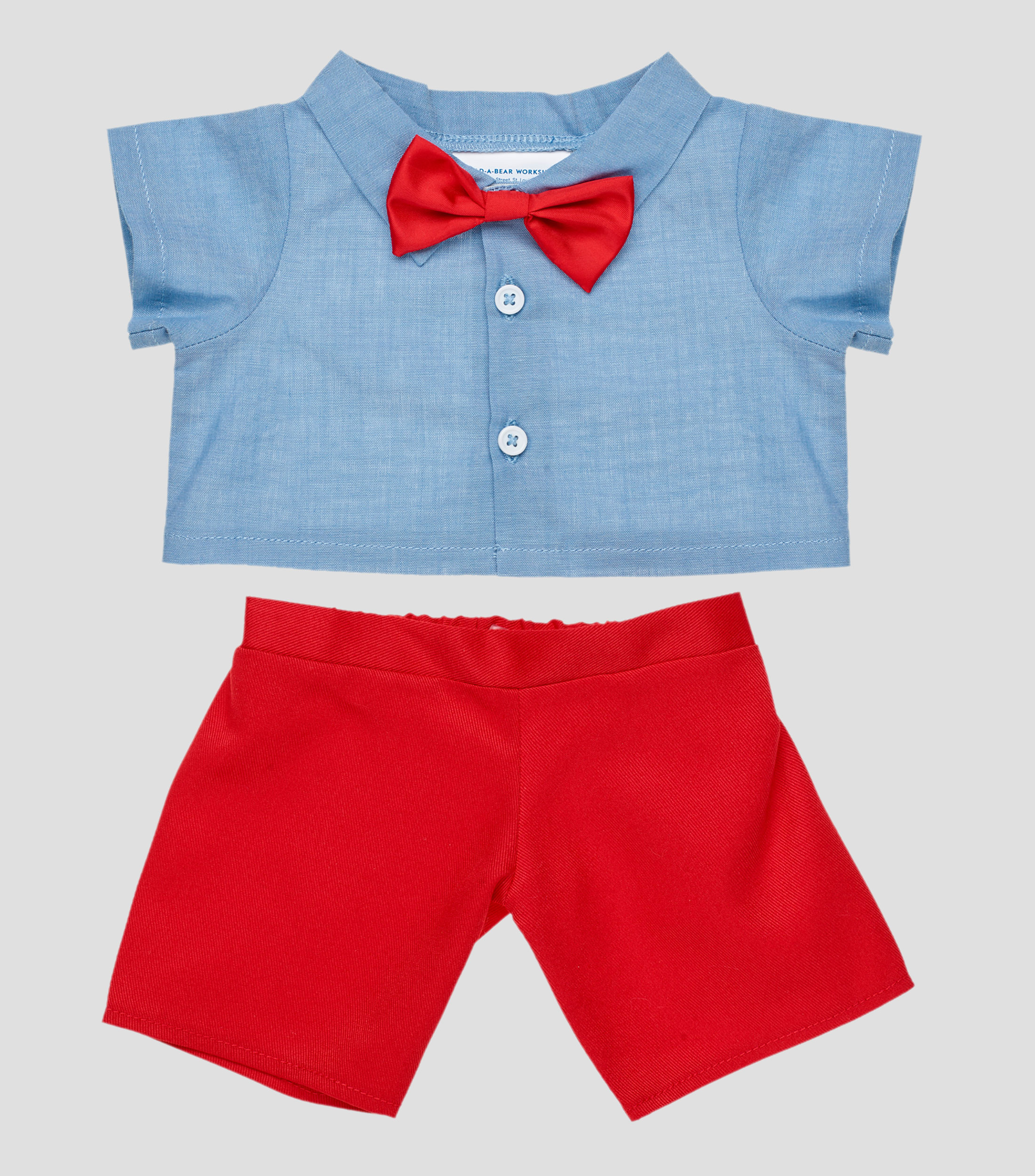 Accesorios de Muñecas Set de Ropa Azul y Rojo