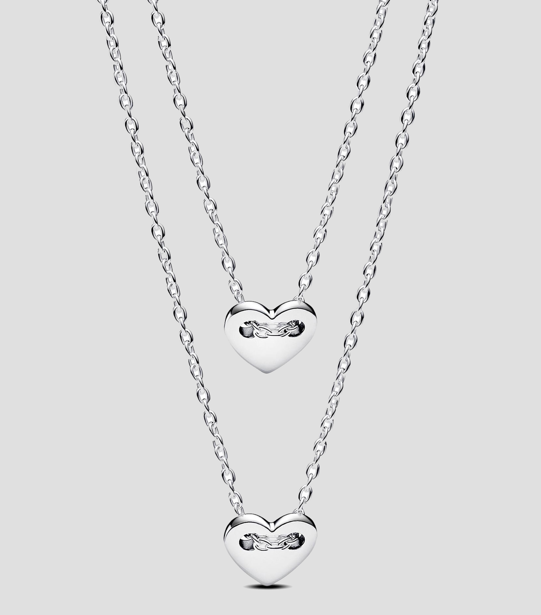 Collar divisible Foreveralways Heart en plata .925 Mujer