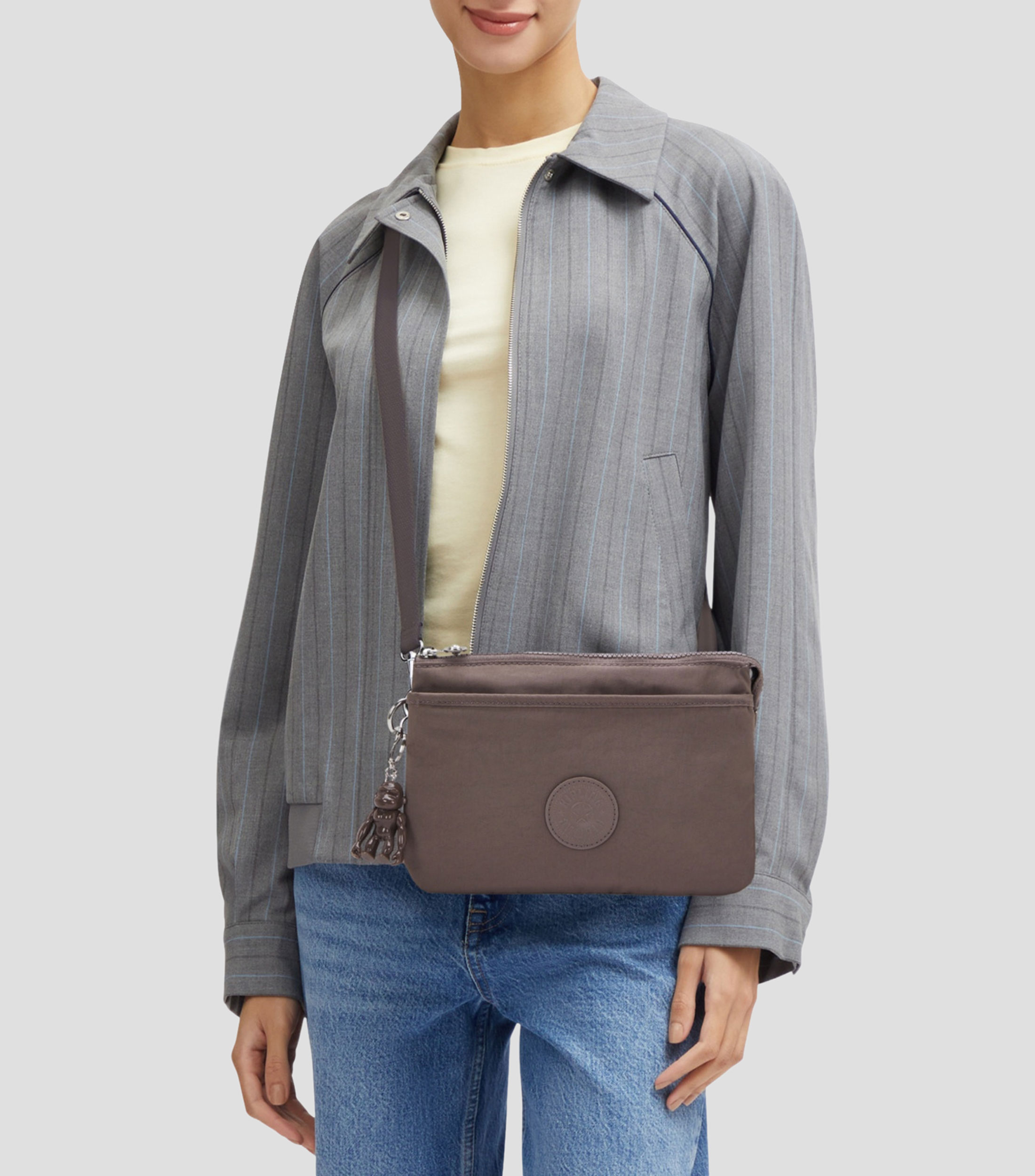 Bolsa crossbody café Riri lisa Mujer