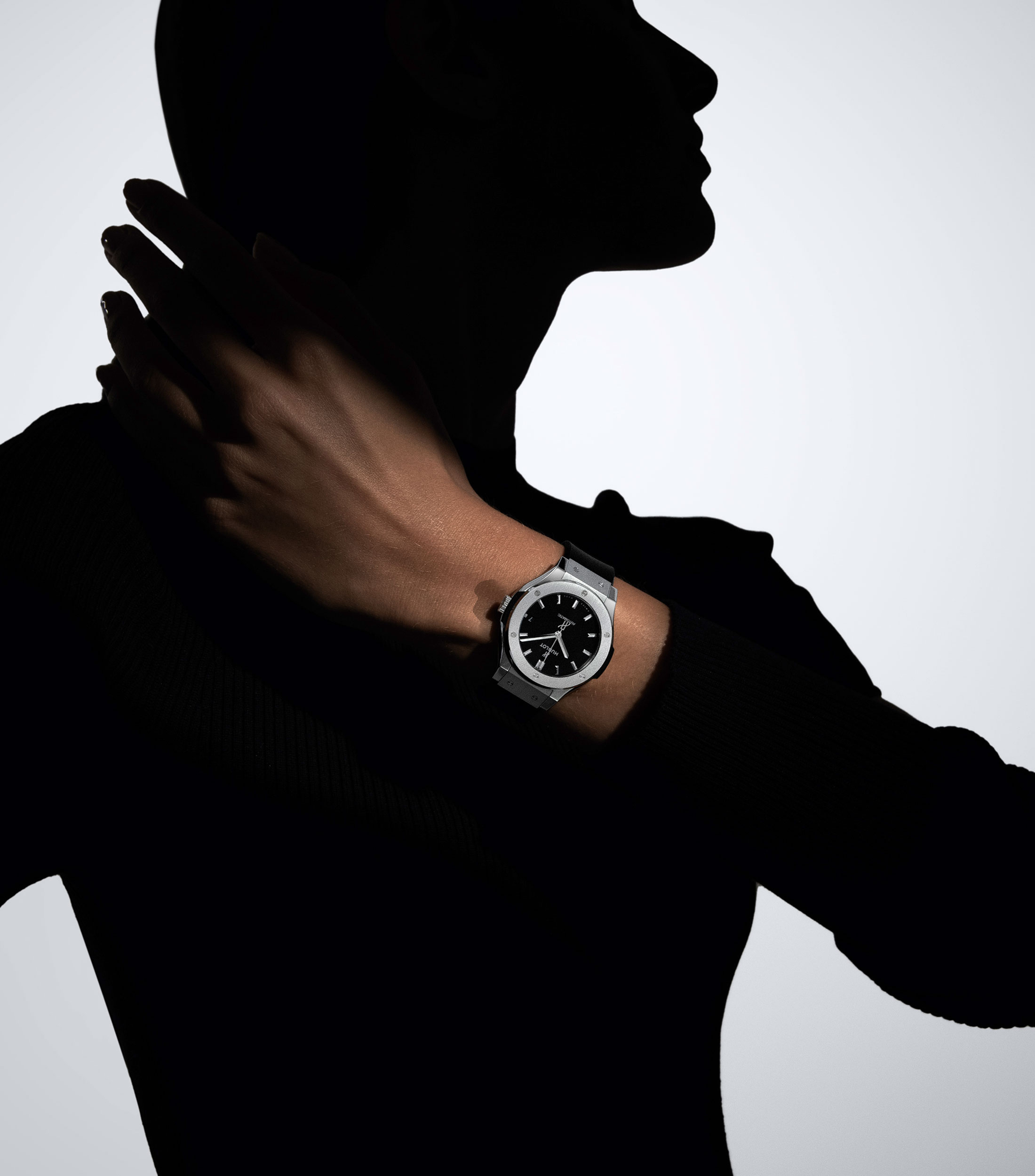 Reloj Unisex Classic Fusion Casual, Negro