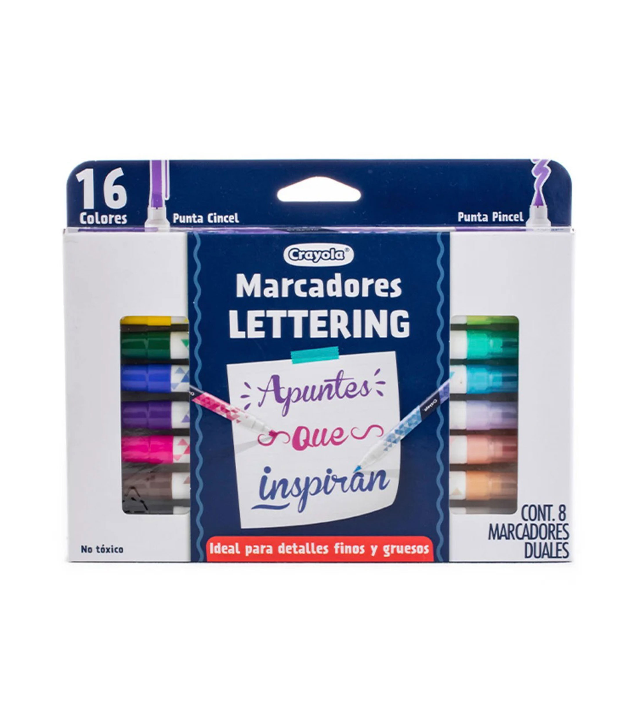 Set 8 plumones Lettering