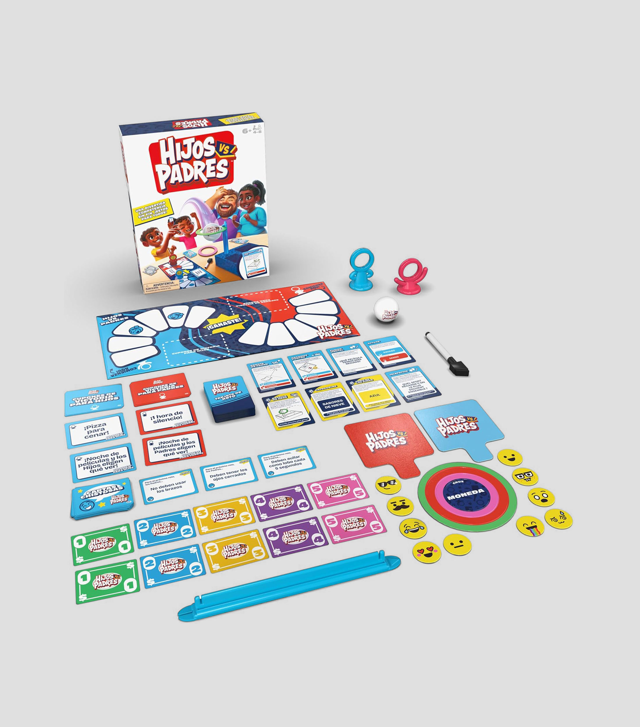 Juego de mesa Hijos vs Padres