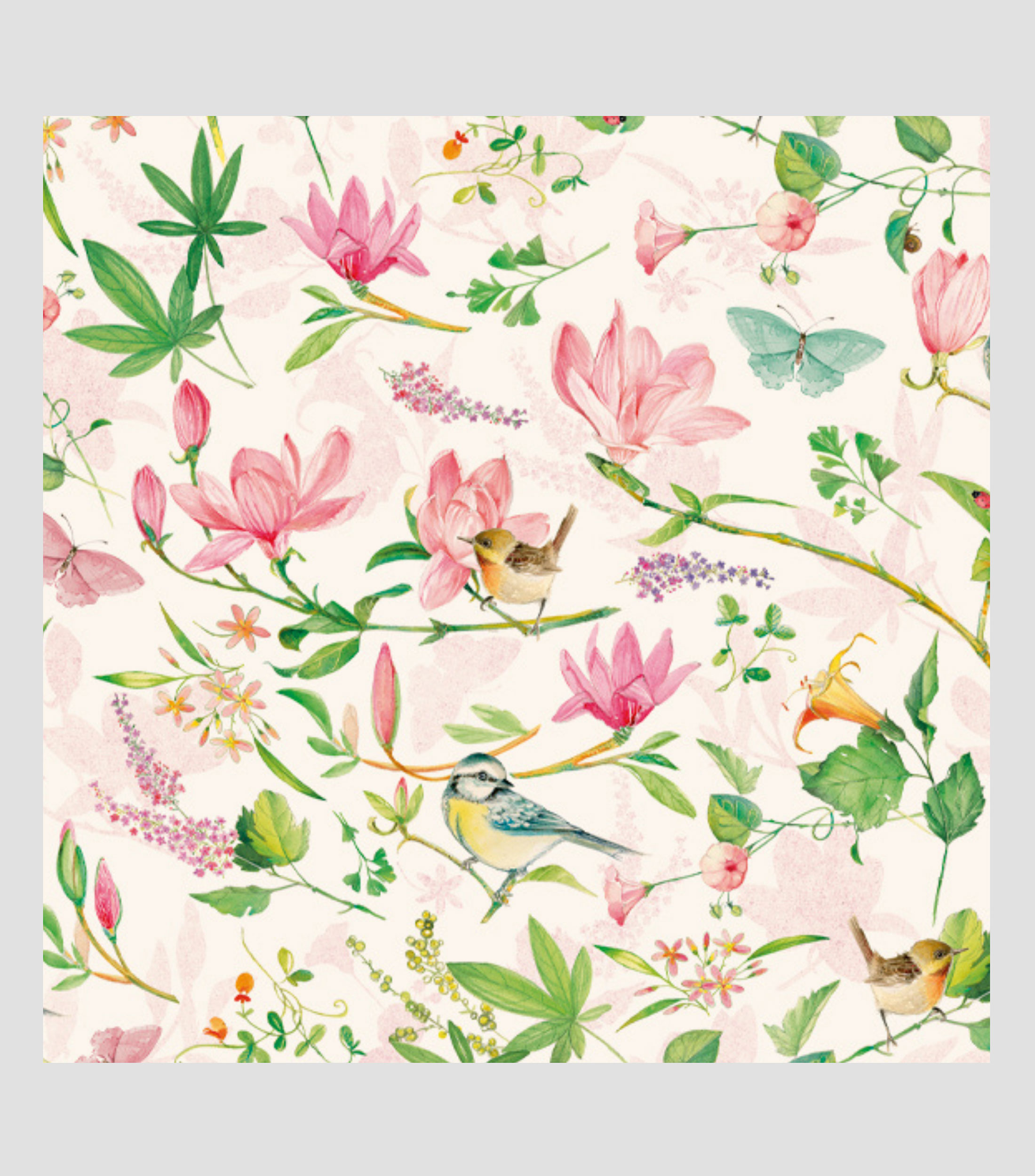 Pliego de papel tassotti Magnolias 70 x 100 cm