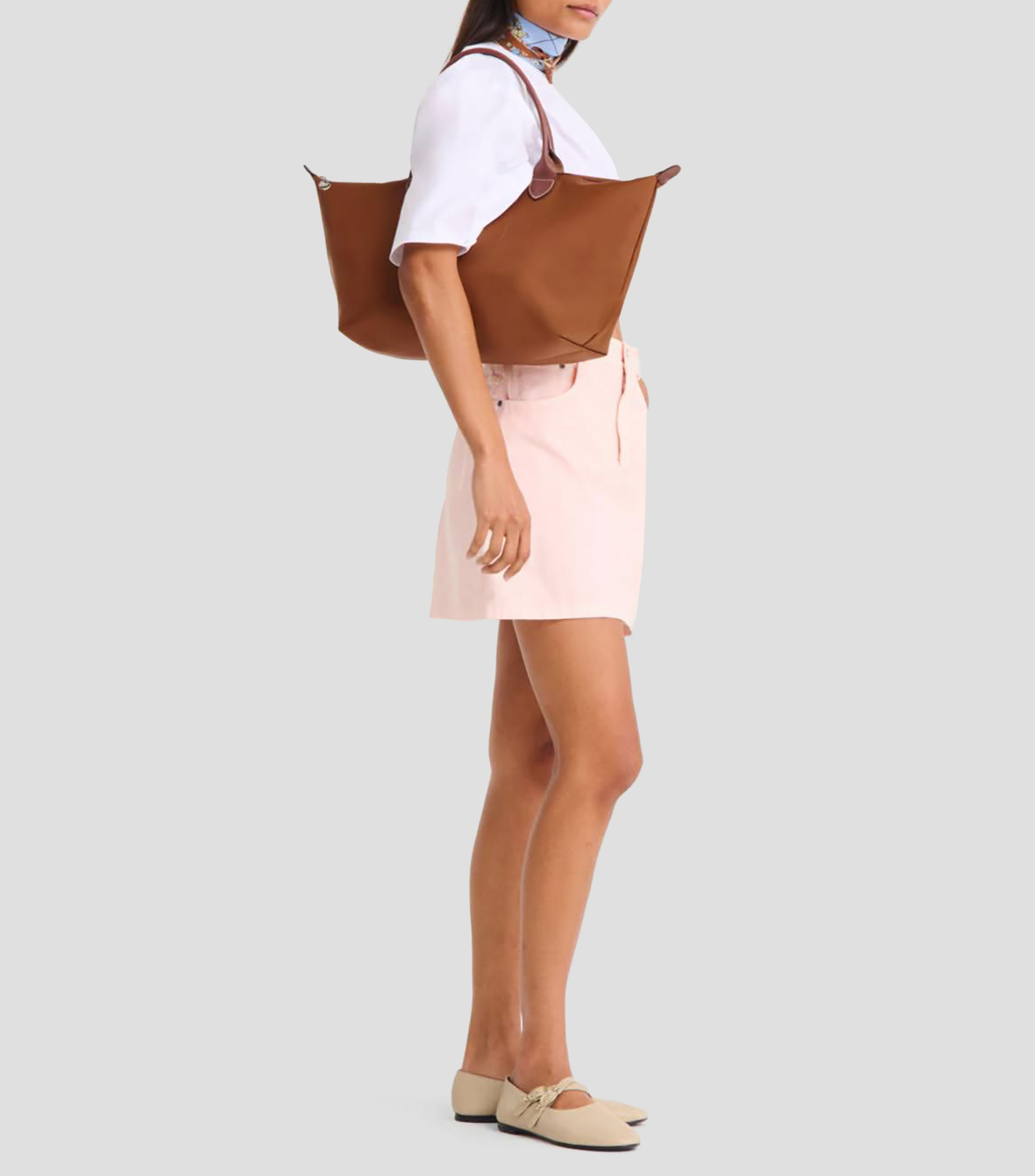 Bolsa tote Le Pliage sólida Mujer