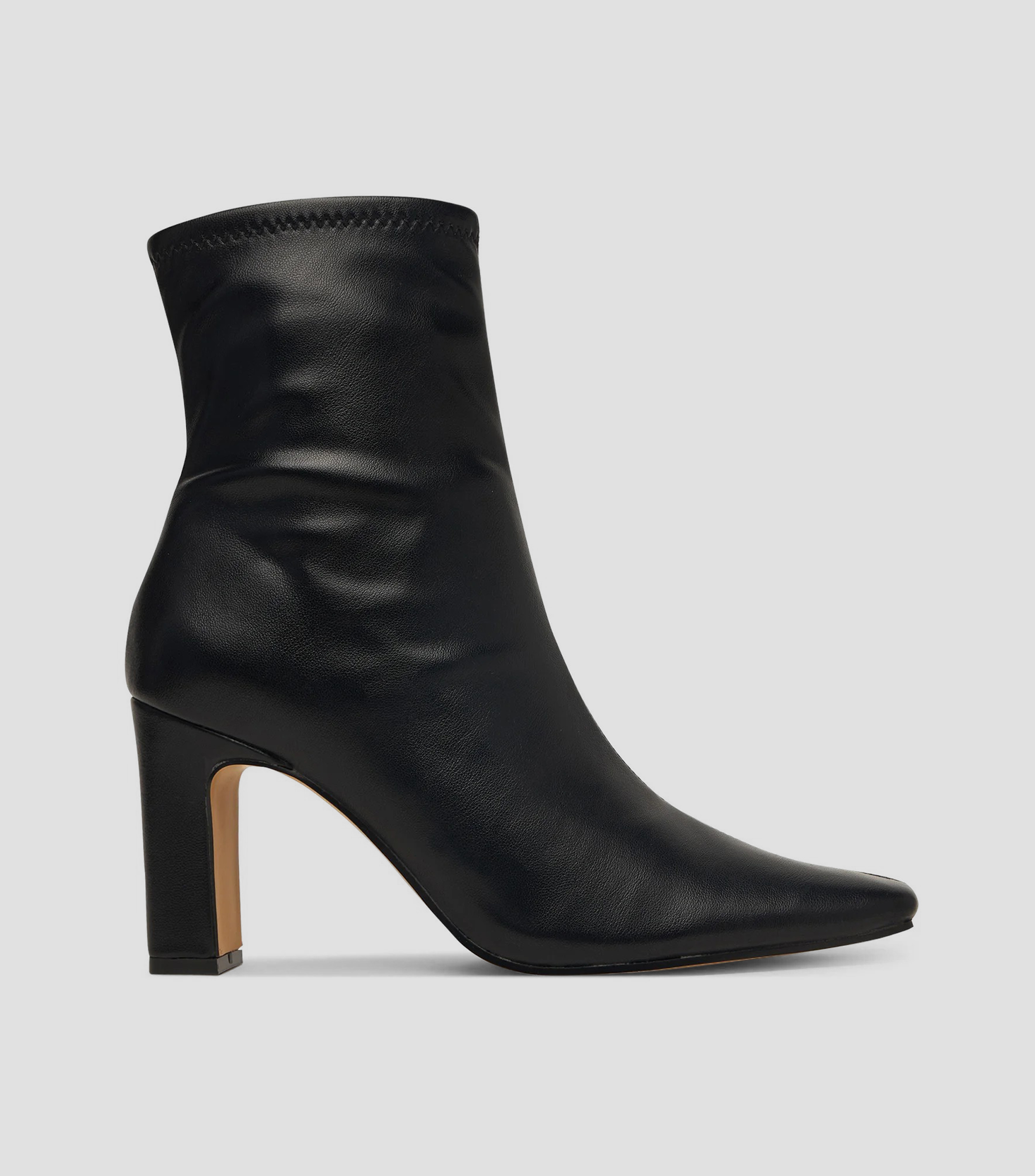 Botas medias con Tacón ancho de 9 cm Mujer