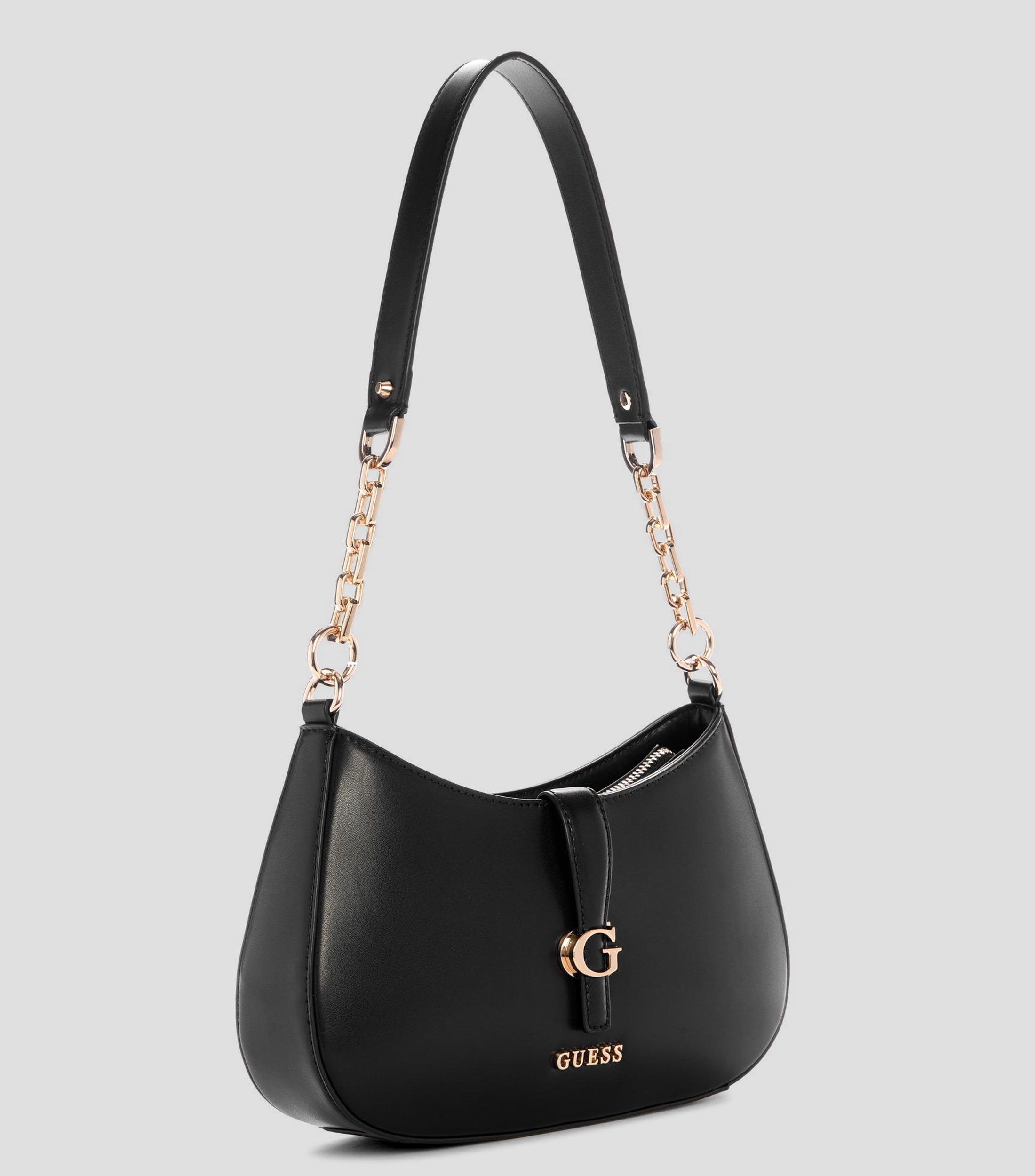 Bolsa shoulder negra Carrie lisa Mujer