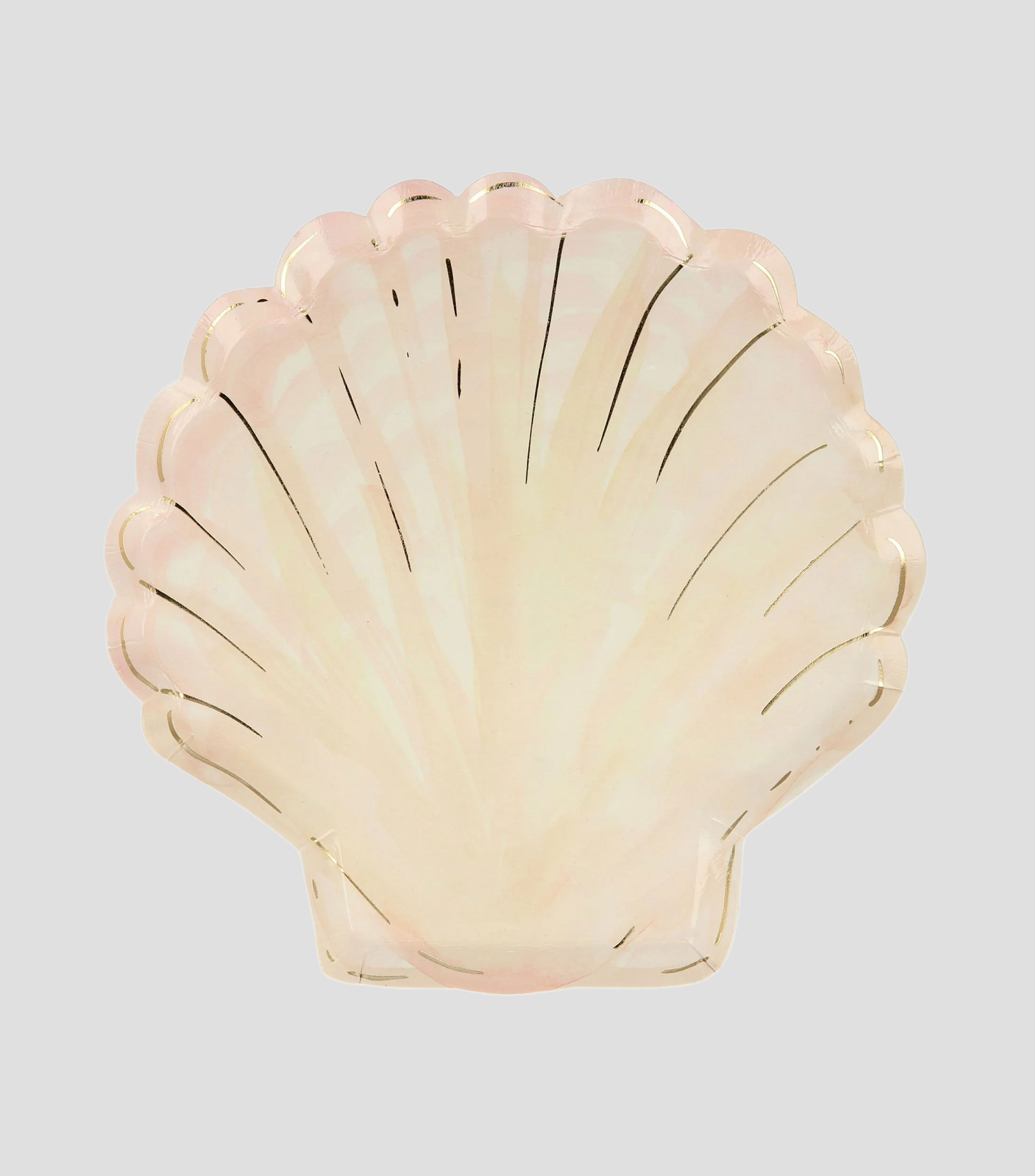 Set 8 Platos Watercolour Clam Shell