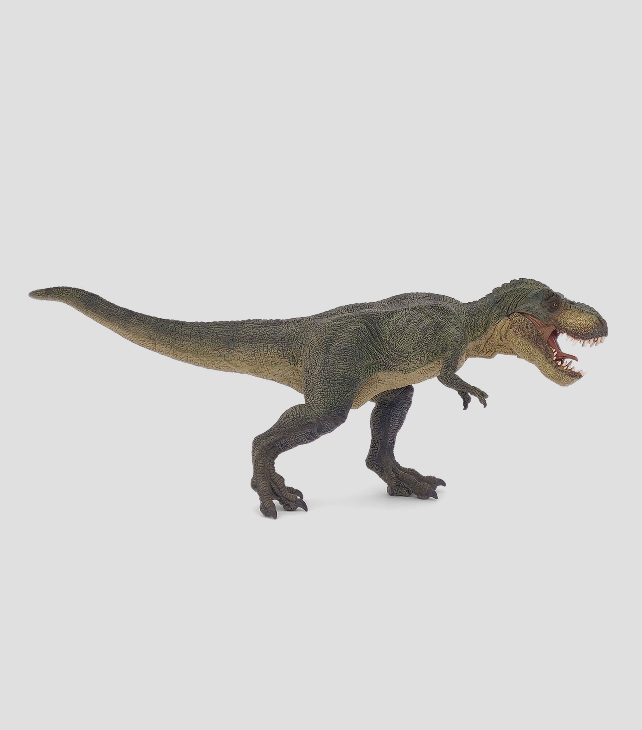 T-rex corriendo verde