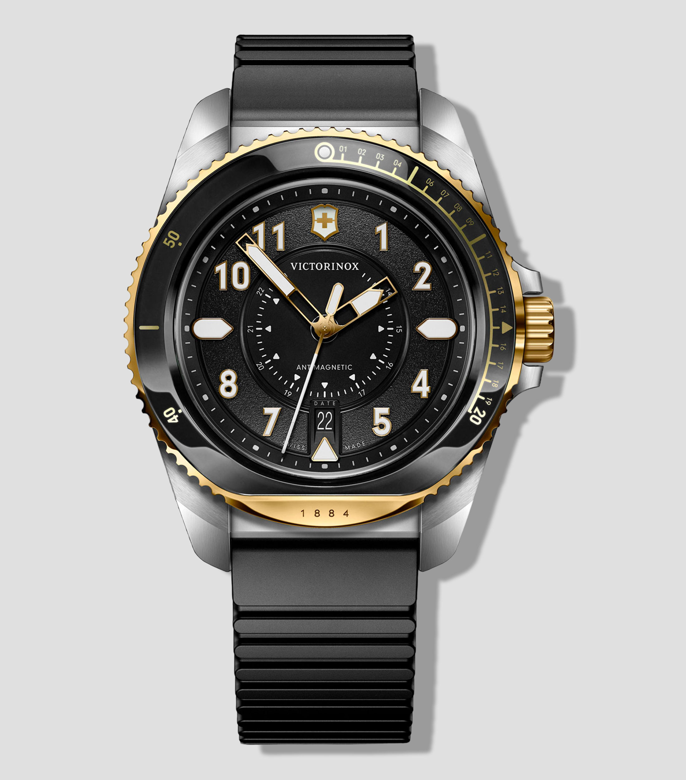 Reloj para Hombre Journey Casual, Negro, Dorado