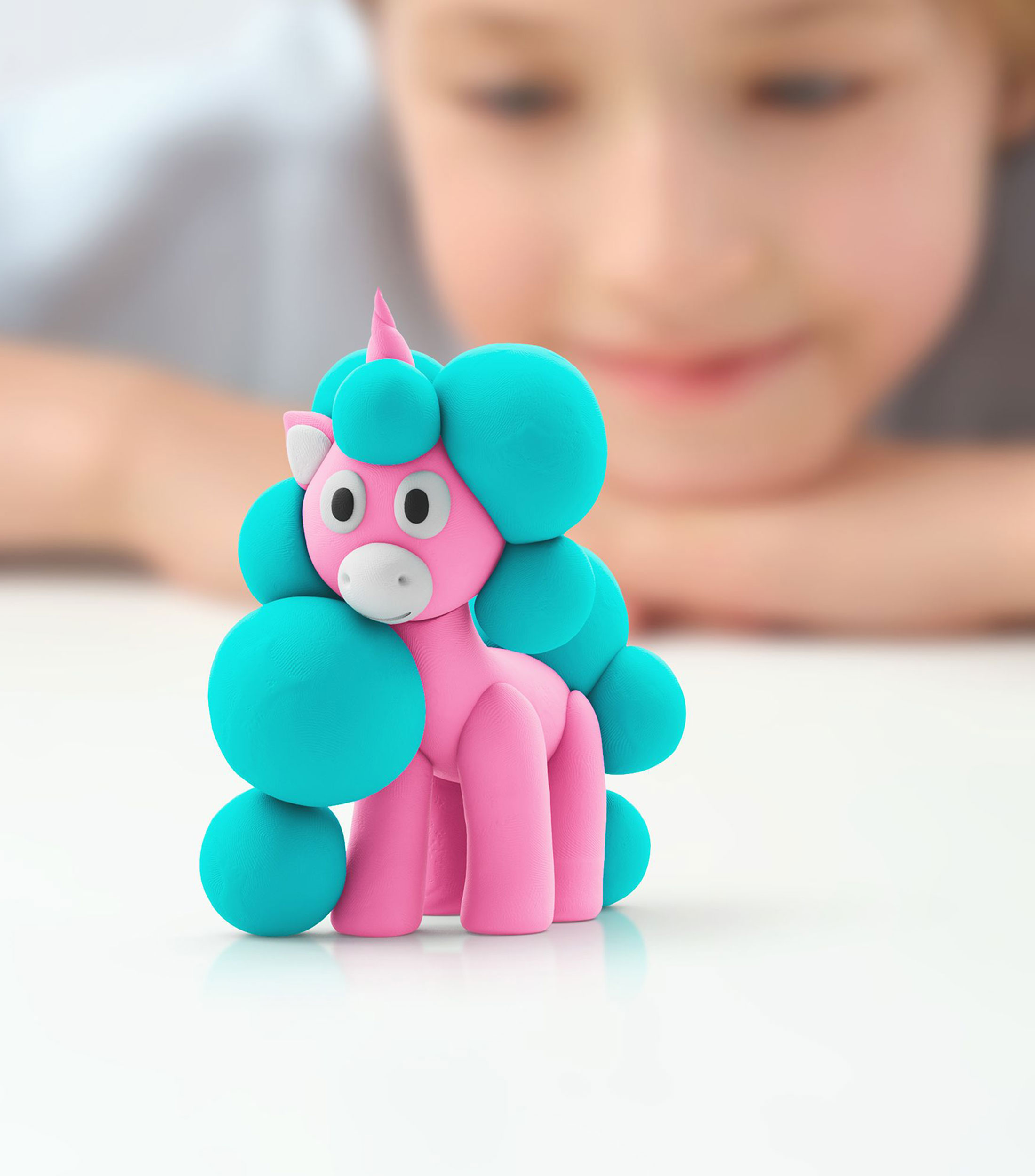 Playset de manualidades, Rainbow Unicorns - Cloudy