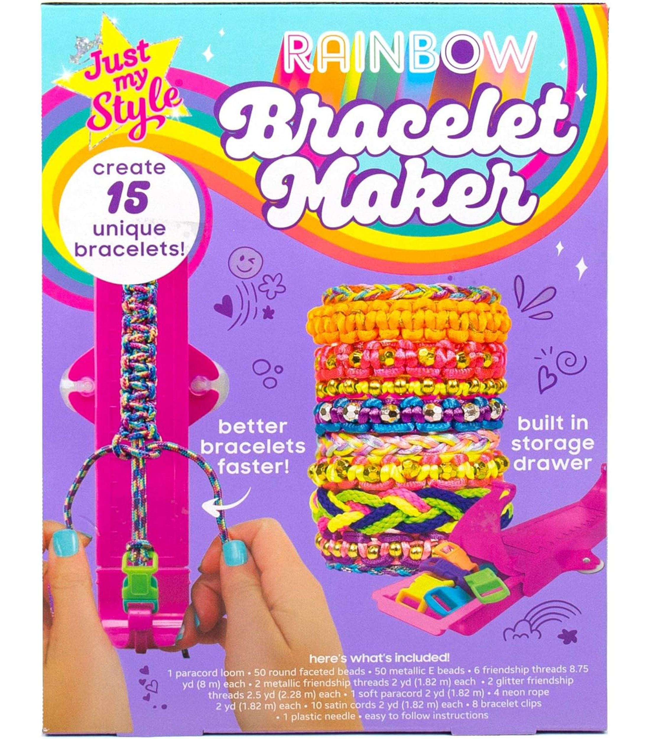 Sansabell: Set Just My Style Rainbow Bracelet Maker | El Palacio de Hierro
