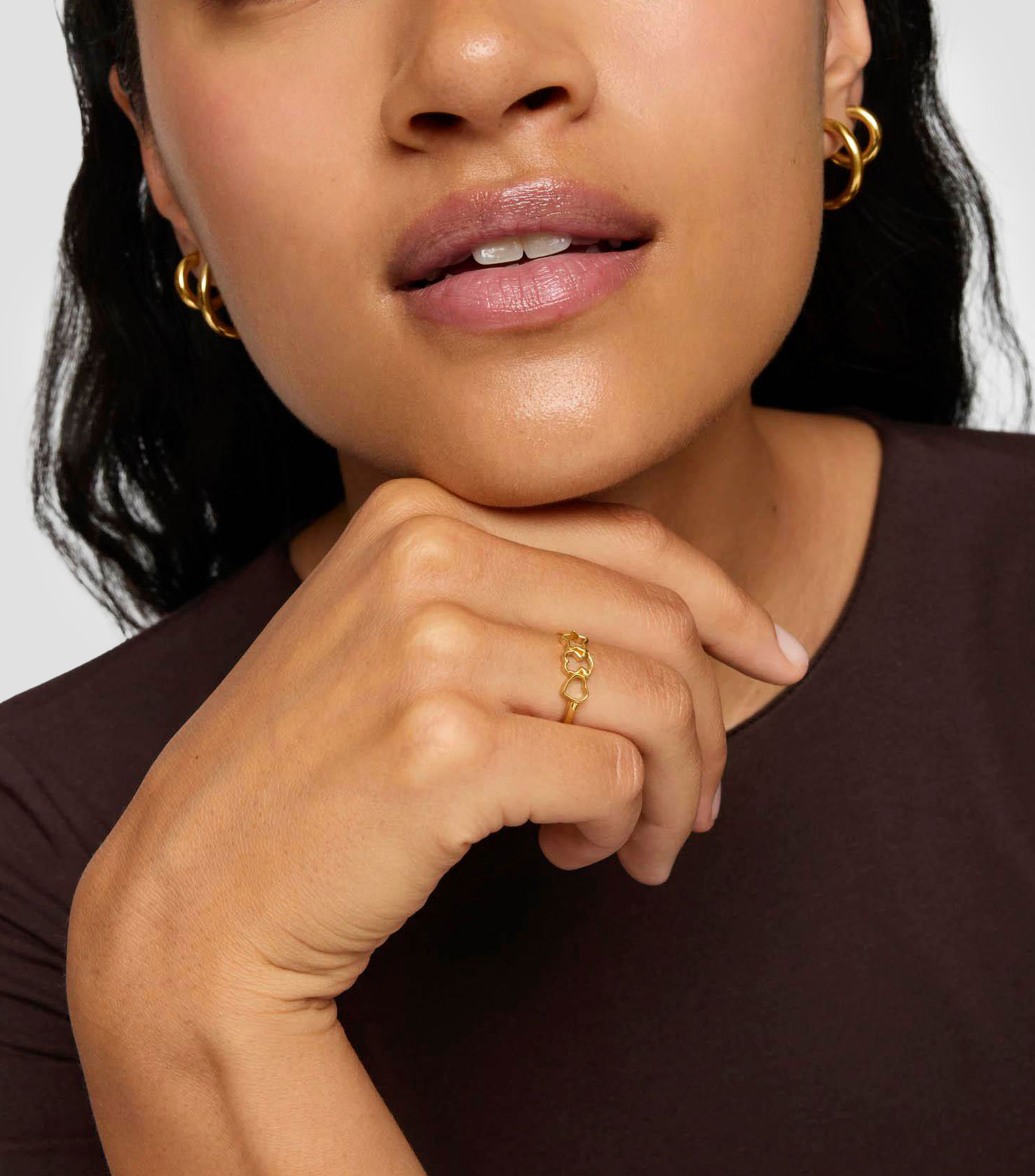 Anillo en plata Motivo Mujer