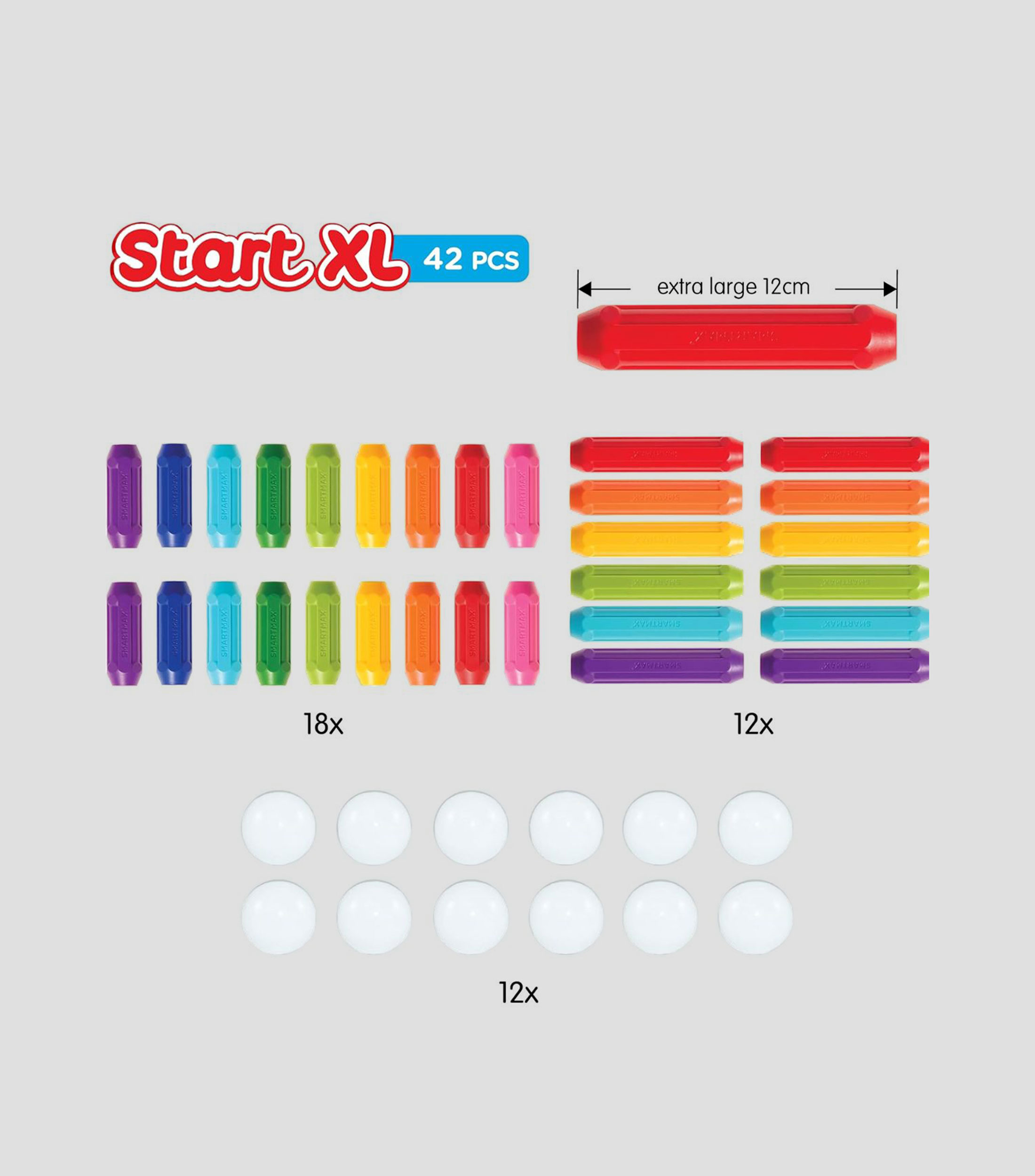 Set de construcción magnético Start XL SmartMax