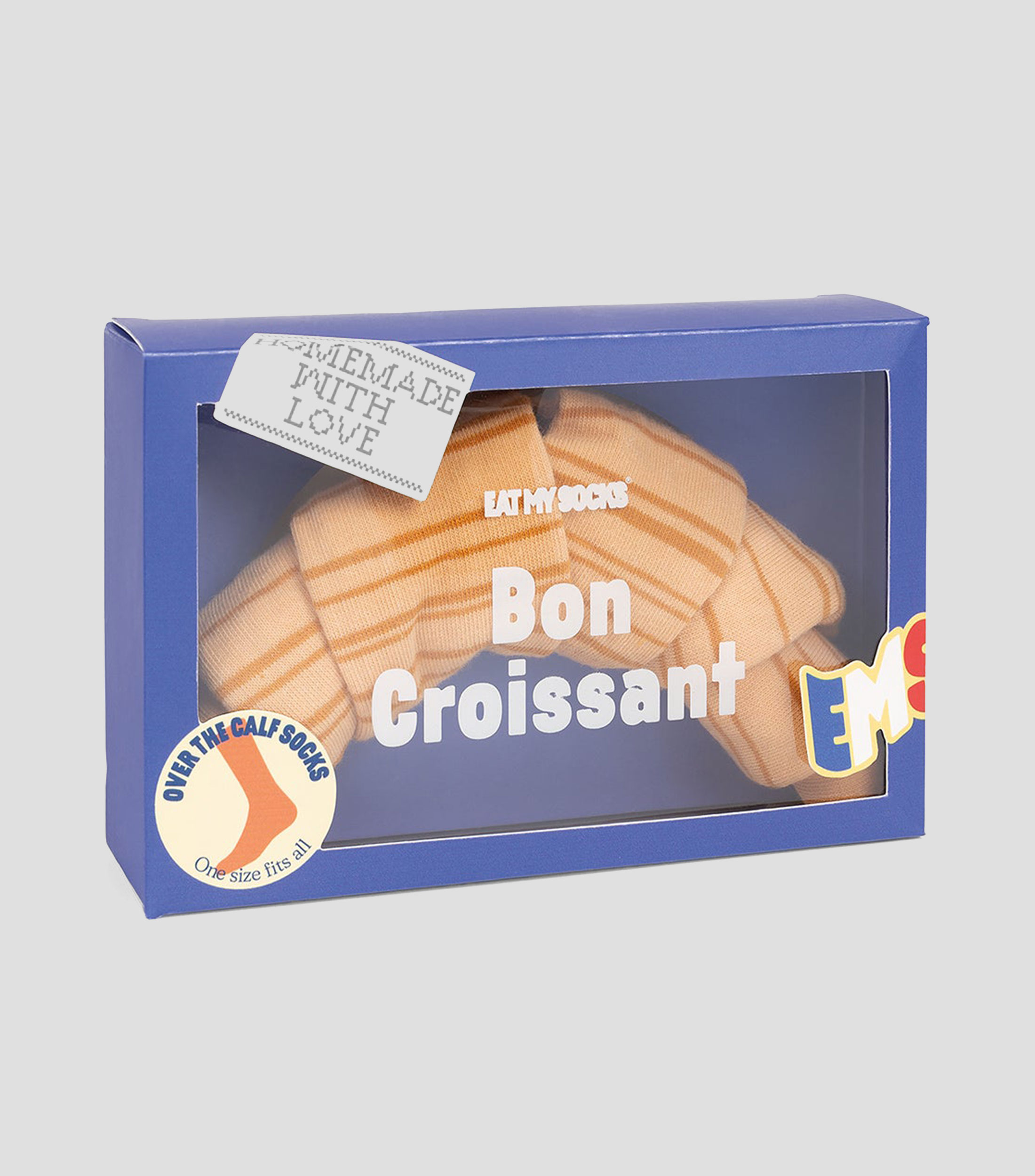 Calcetín estampado Bon Croissant Unisex