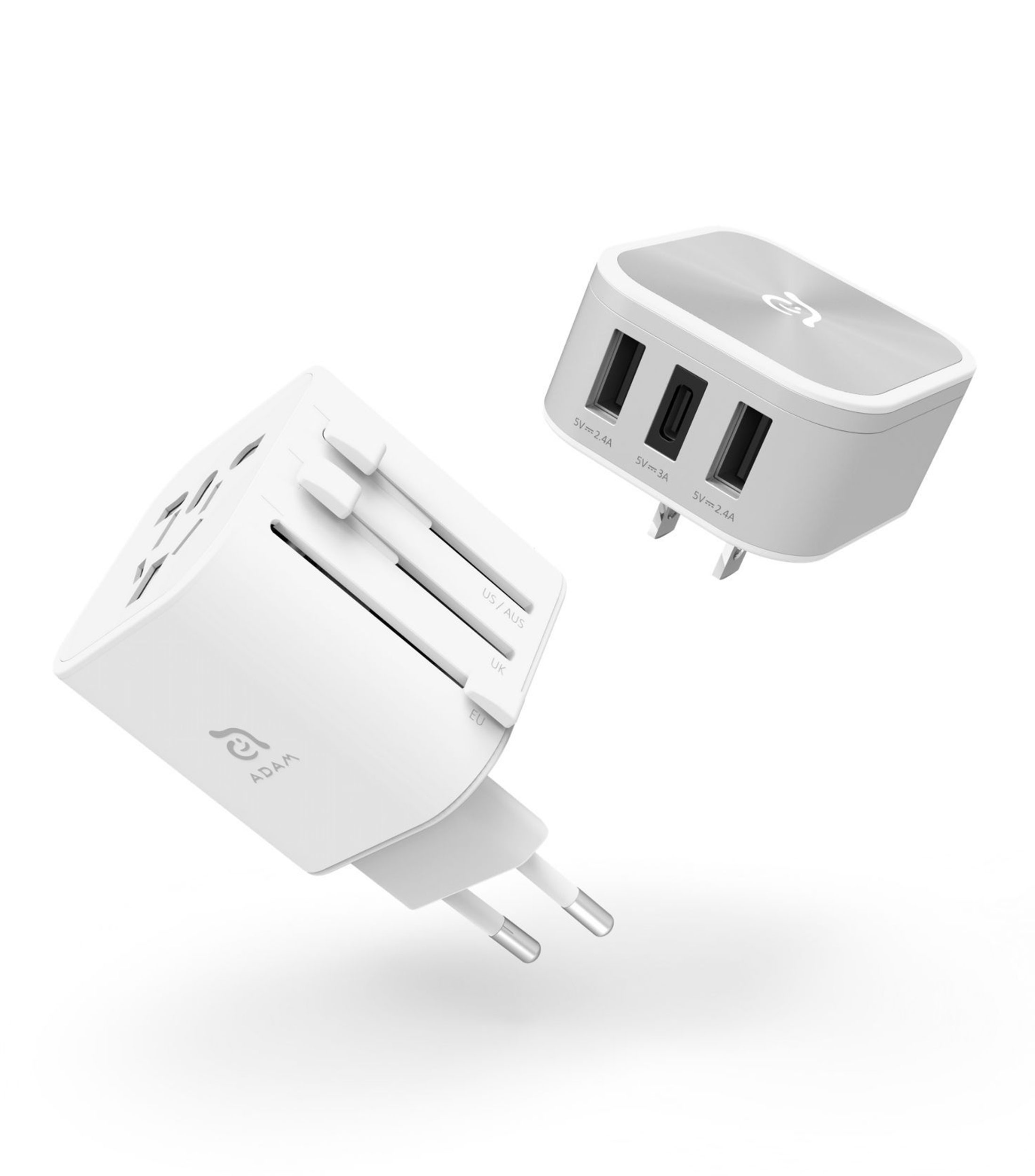 Adaptador de Viaje OMNIA T3 6 en 1, 250 V