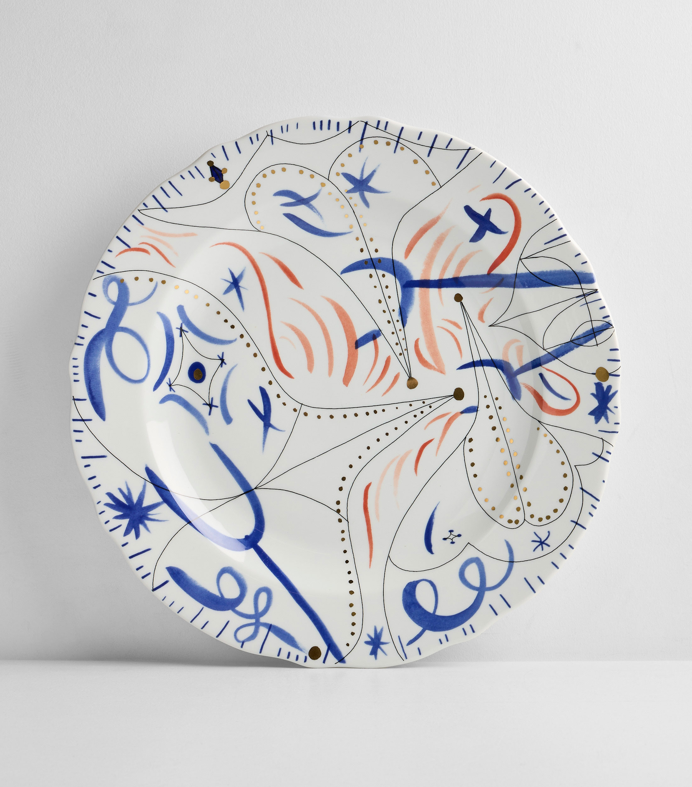 Plato fuente Folkifunki estampado