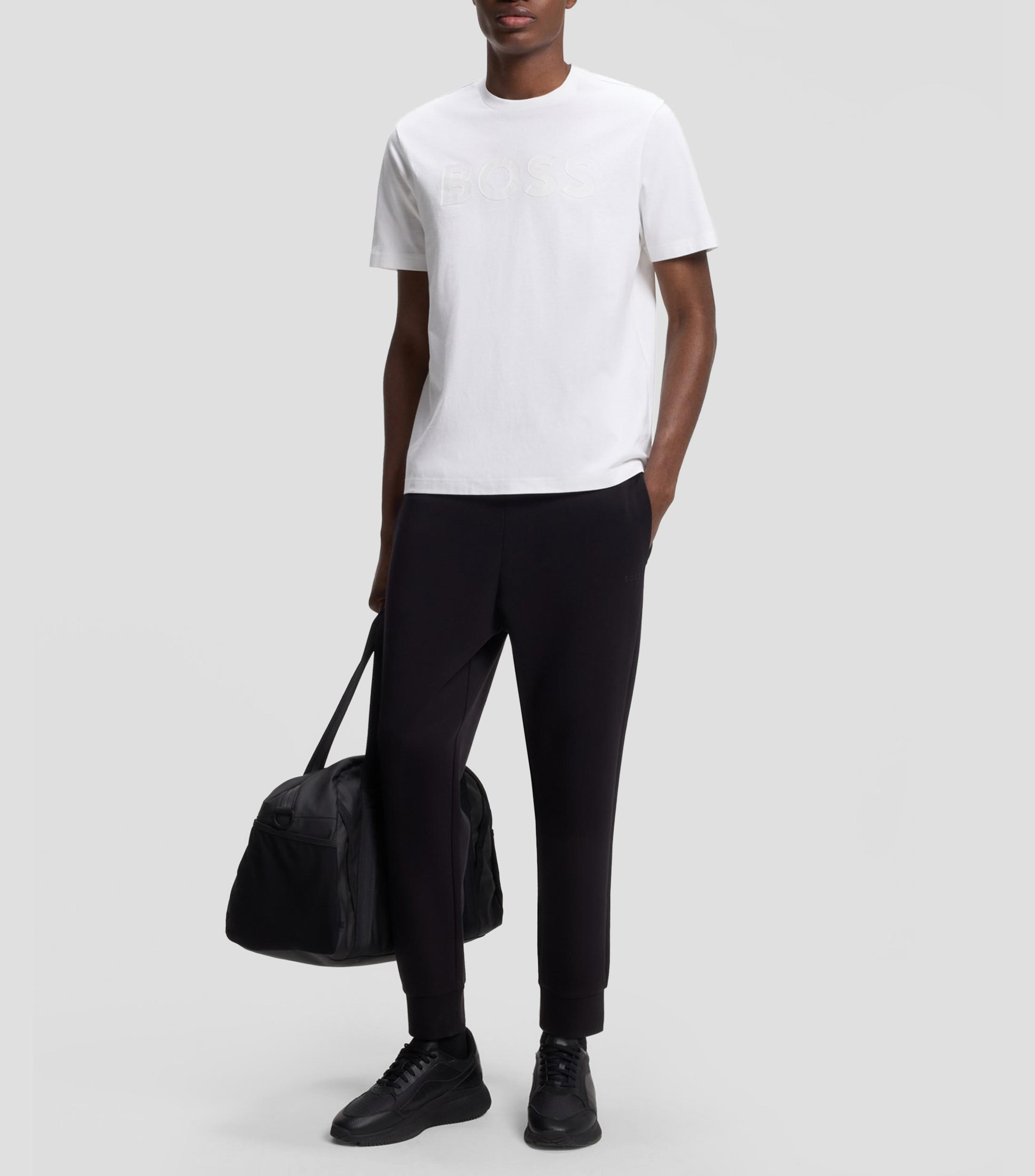 Playera de algodón con logo tonal Hombre