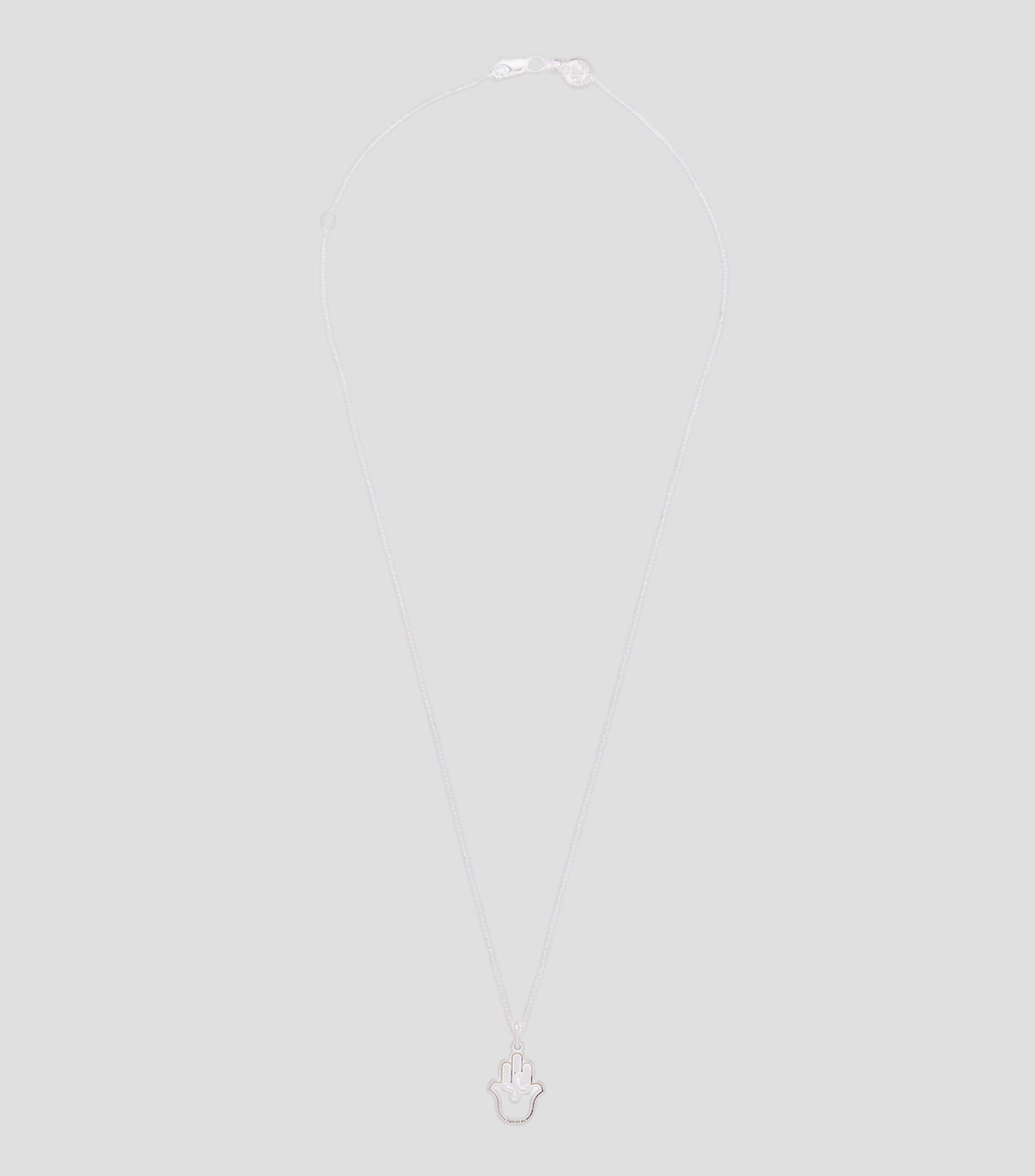Dije en plata Mano de Fatima Mujer