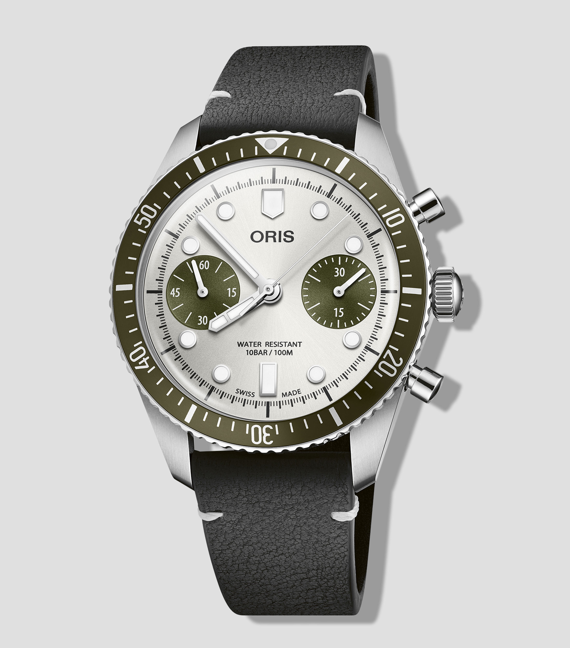 Reloj para Hombre Divers Sixty-Five Chronograph Deportivo, Plateado