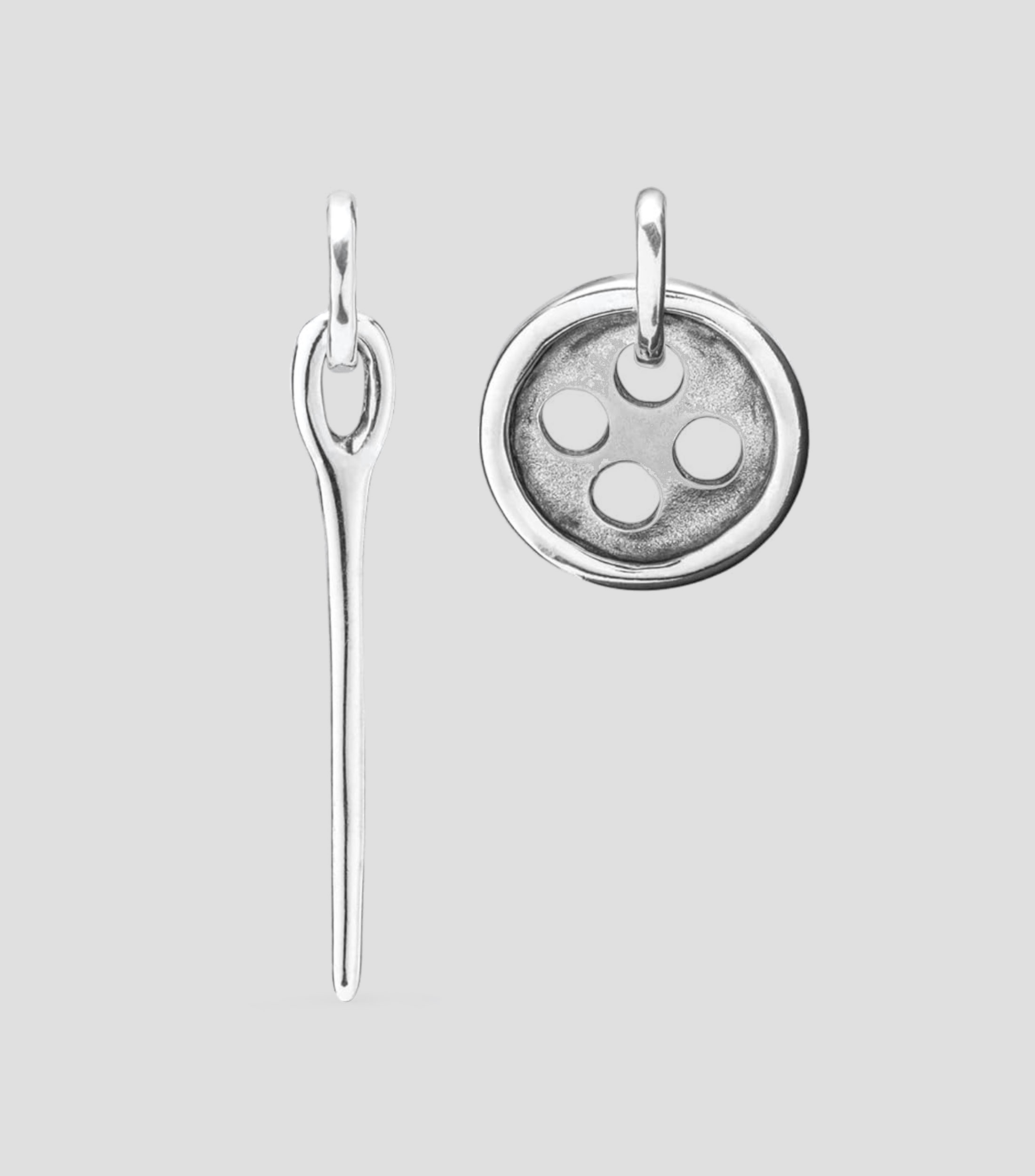 Uno De 50 Pendientes Pendientes De Plata De Ley Con Cristal Azul