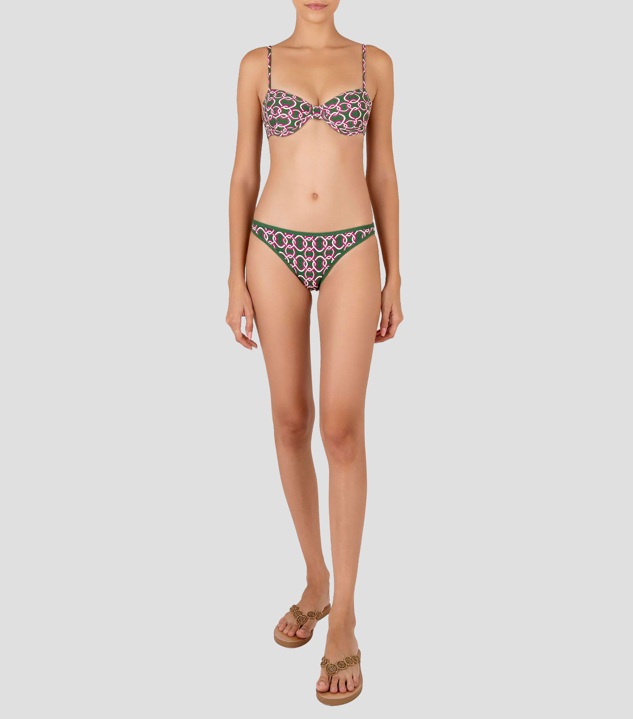 Bikini top Lagoa estampado Mujer