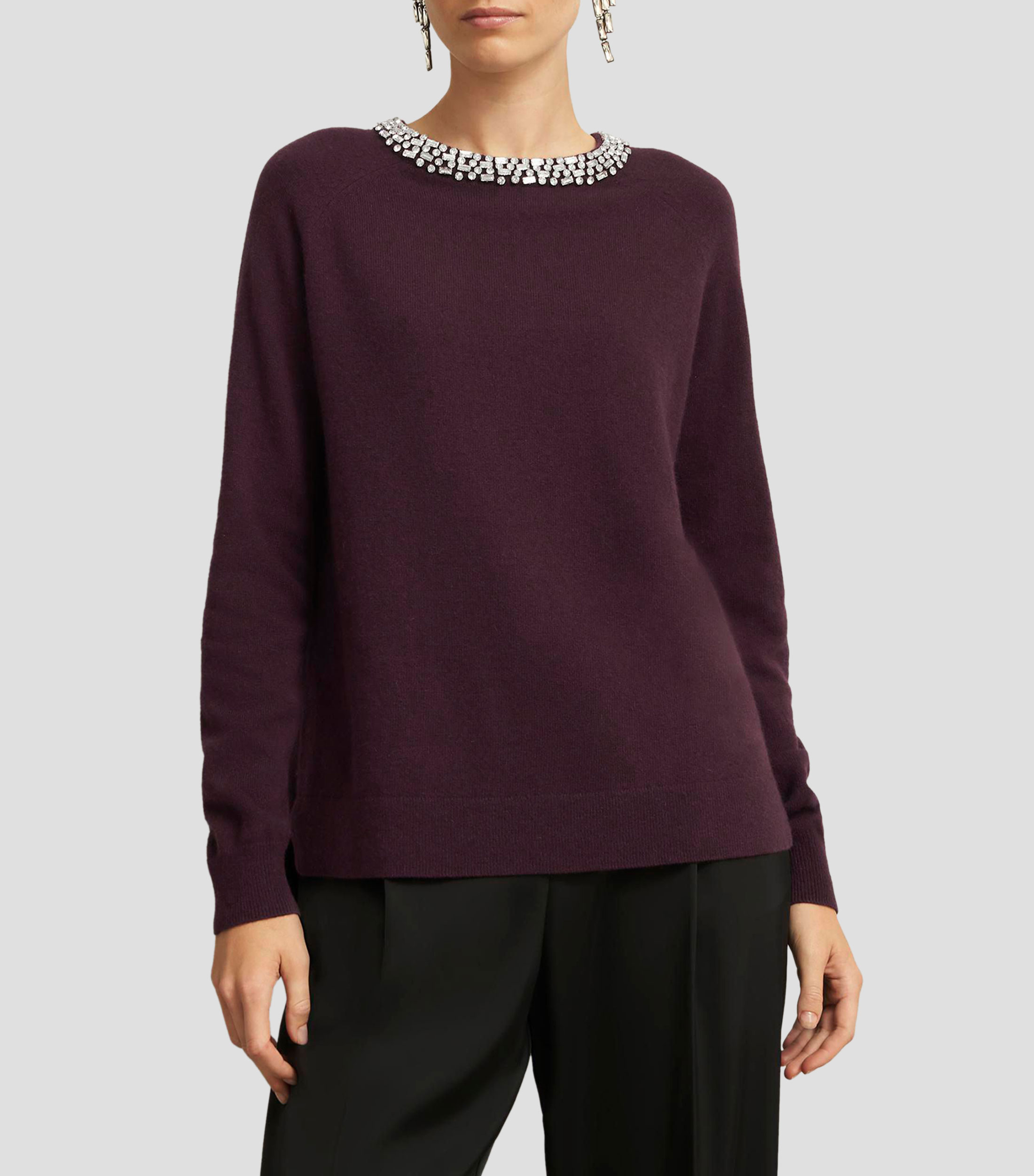 Suéter de cuello redondo Mujer
