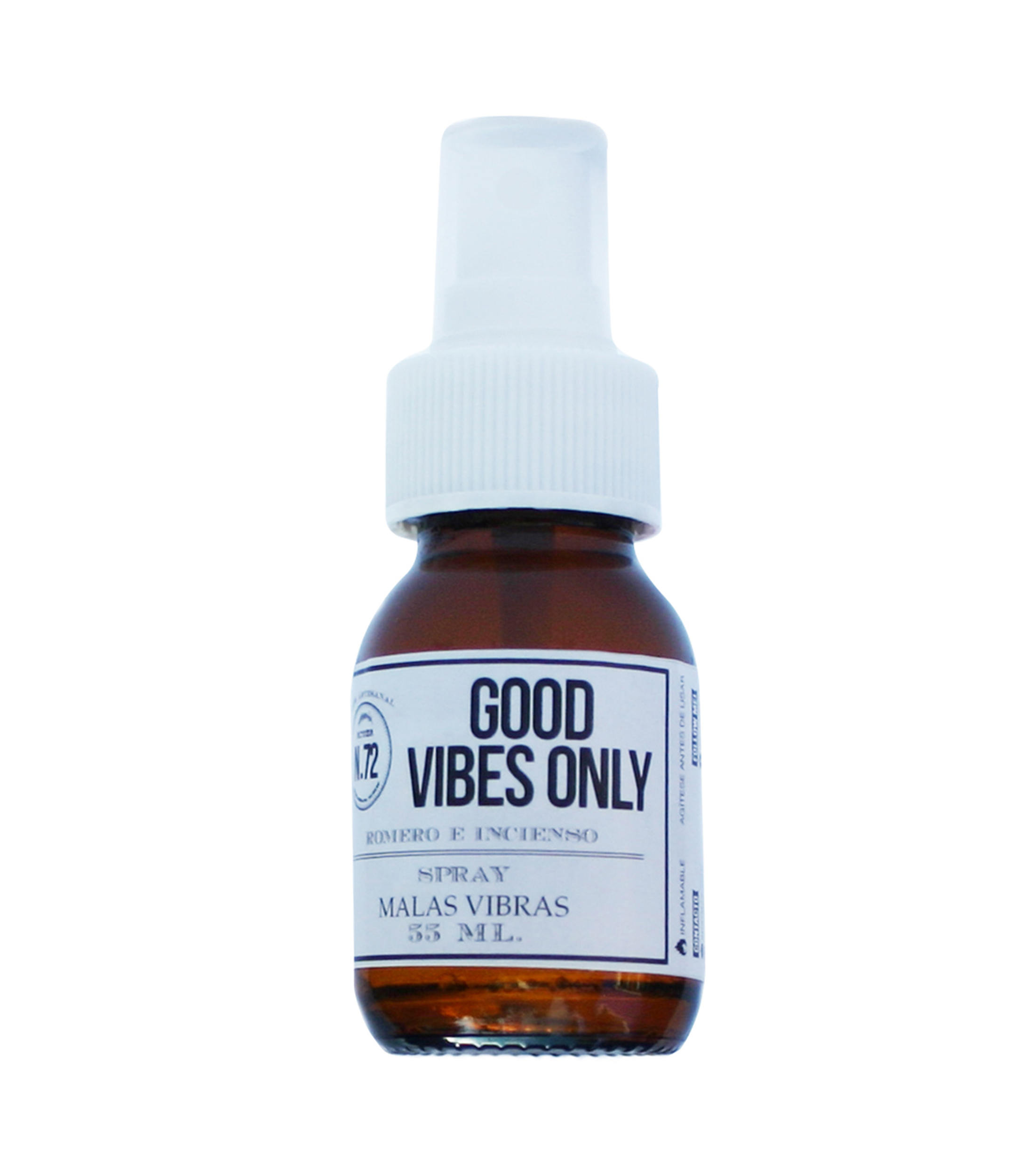 Spray para Aromaterapia Good Vibes Only para Malas vibras, 55 ml