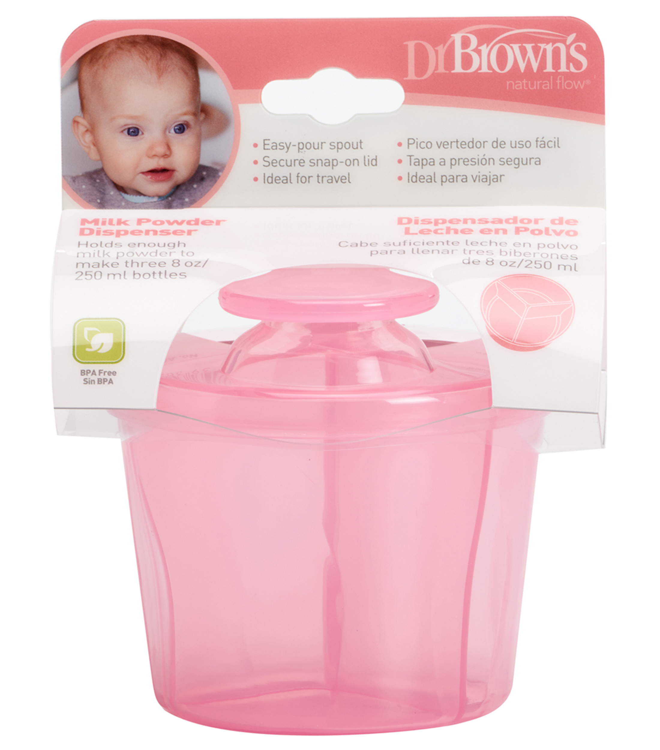 Dispensador de Leche Rosa