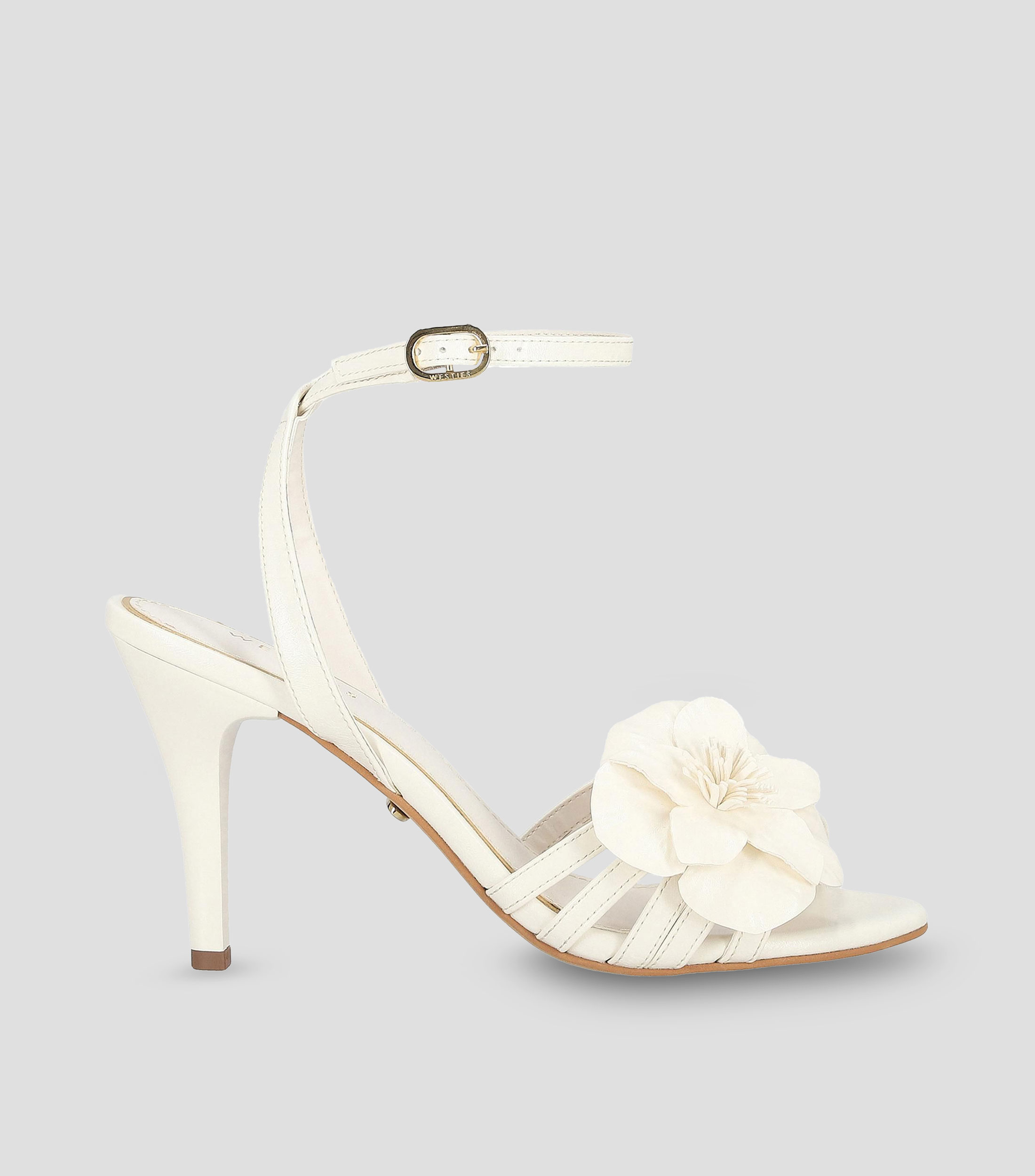 Sandalias con tacón alto de aguja Mujer