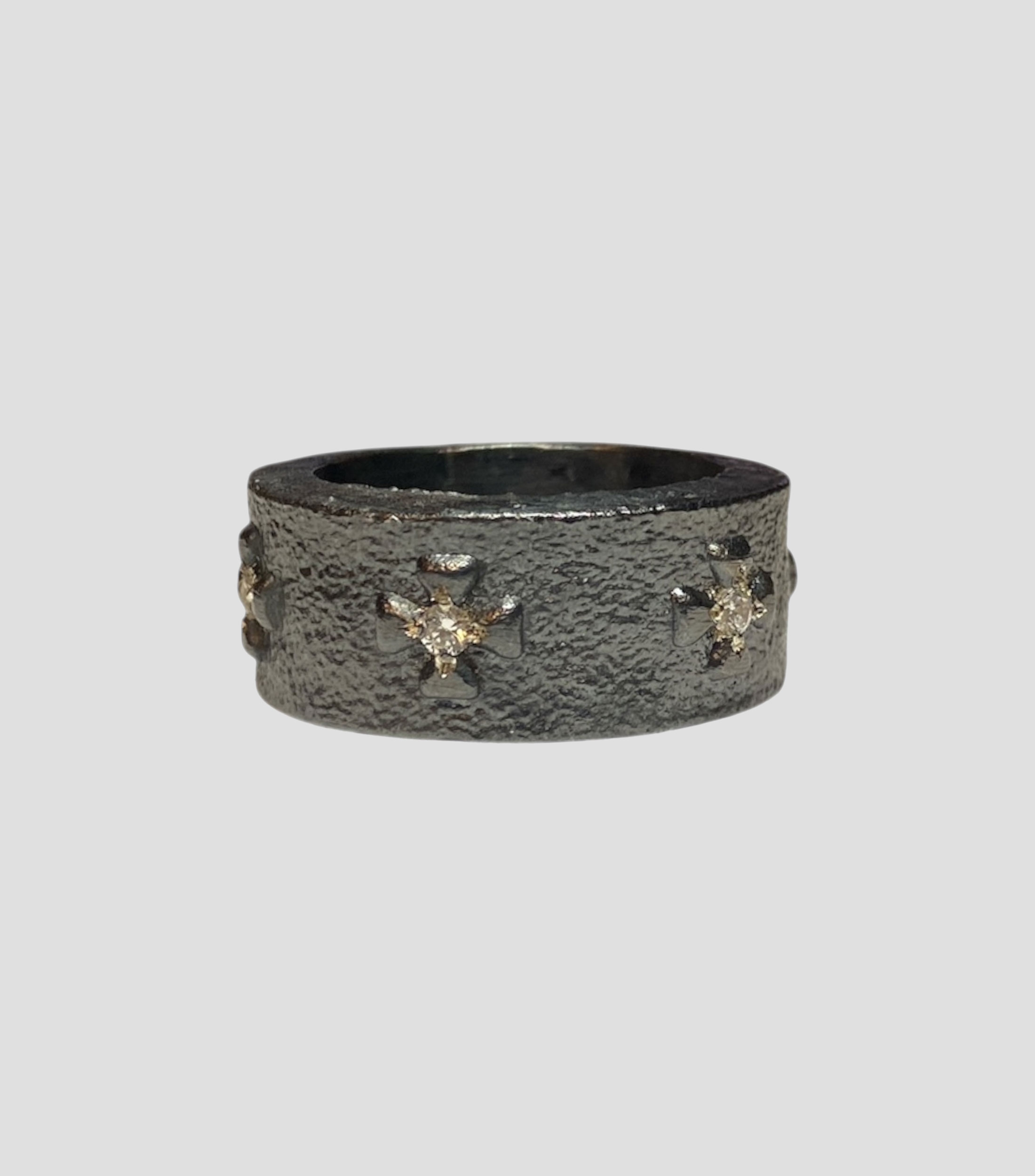 Anillo en Plata .925 con Piedra Hombre