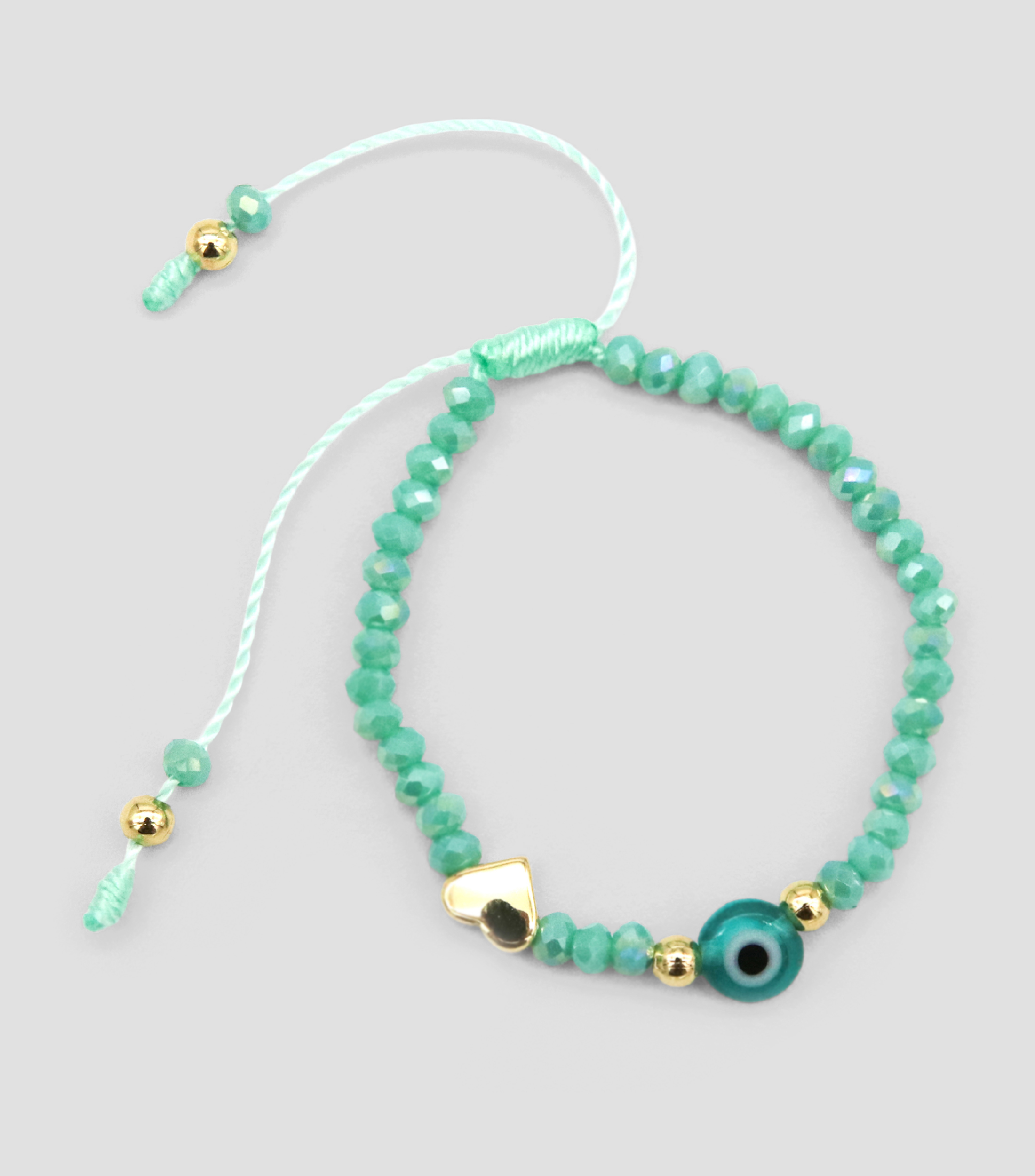 Pulsera Ajustable Ojos Aqua Bebe