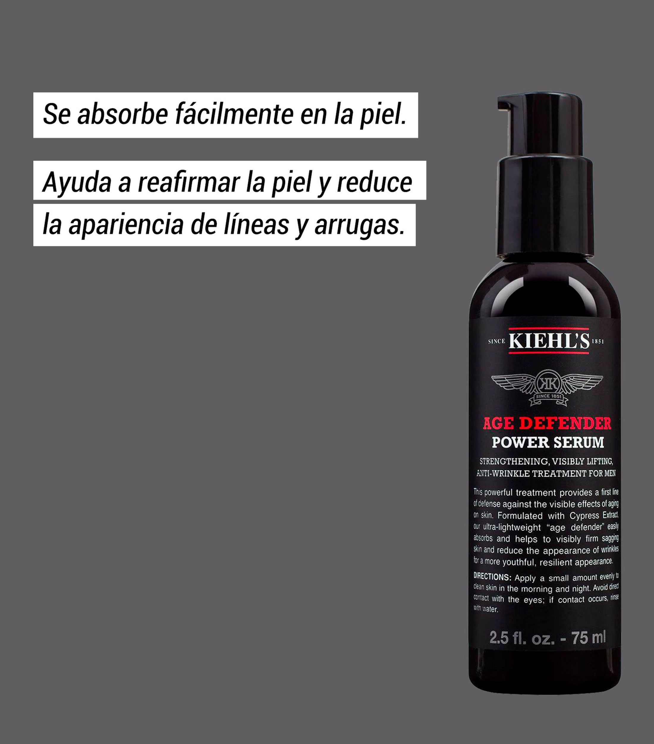 Suero Facial Age Defender Power, 75 ml