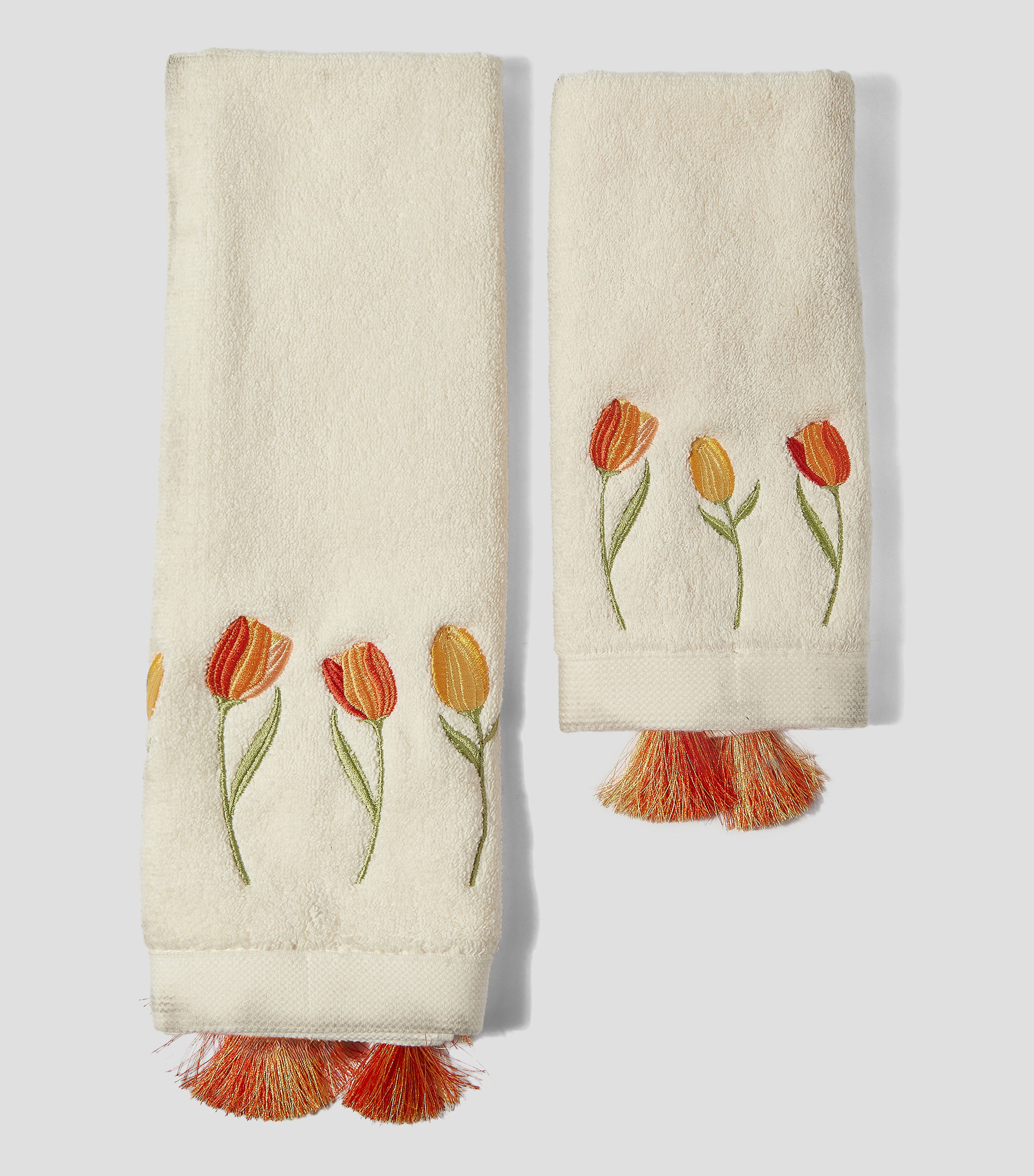 Set de Toallas Tulipan Marfil