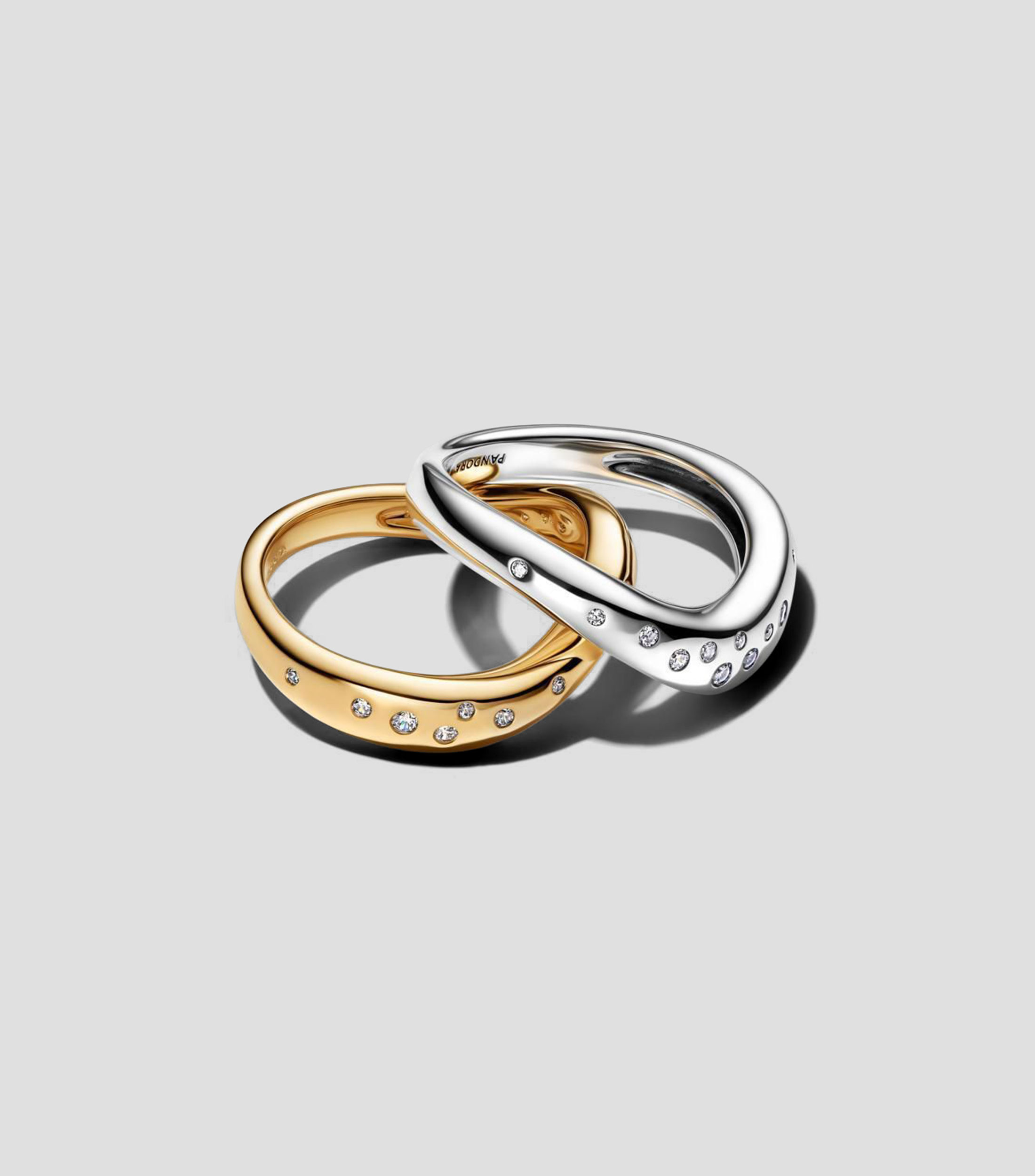 Anillo en plata con circonia cúbica Mujer